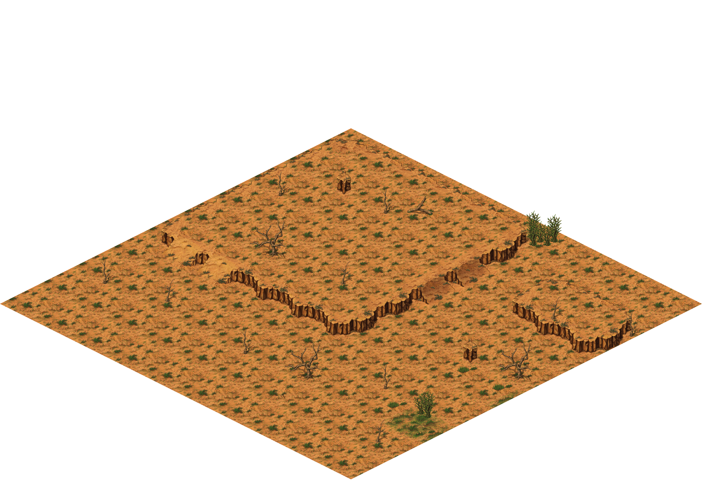 Map 10032 rendered terrain map