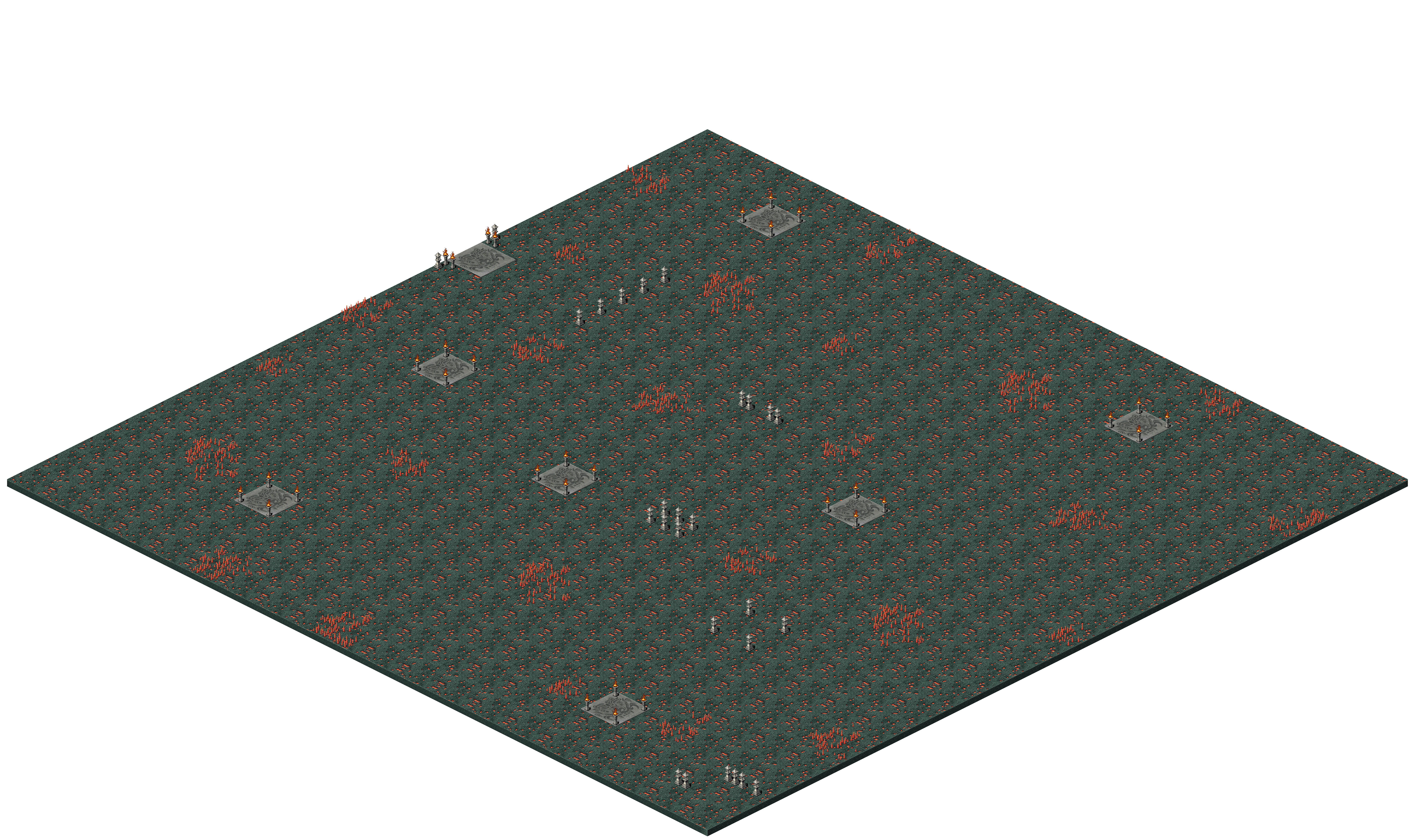 Alsaids Fire Canyon 2 rendered terrain map