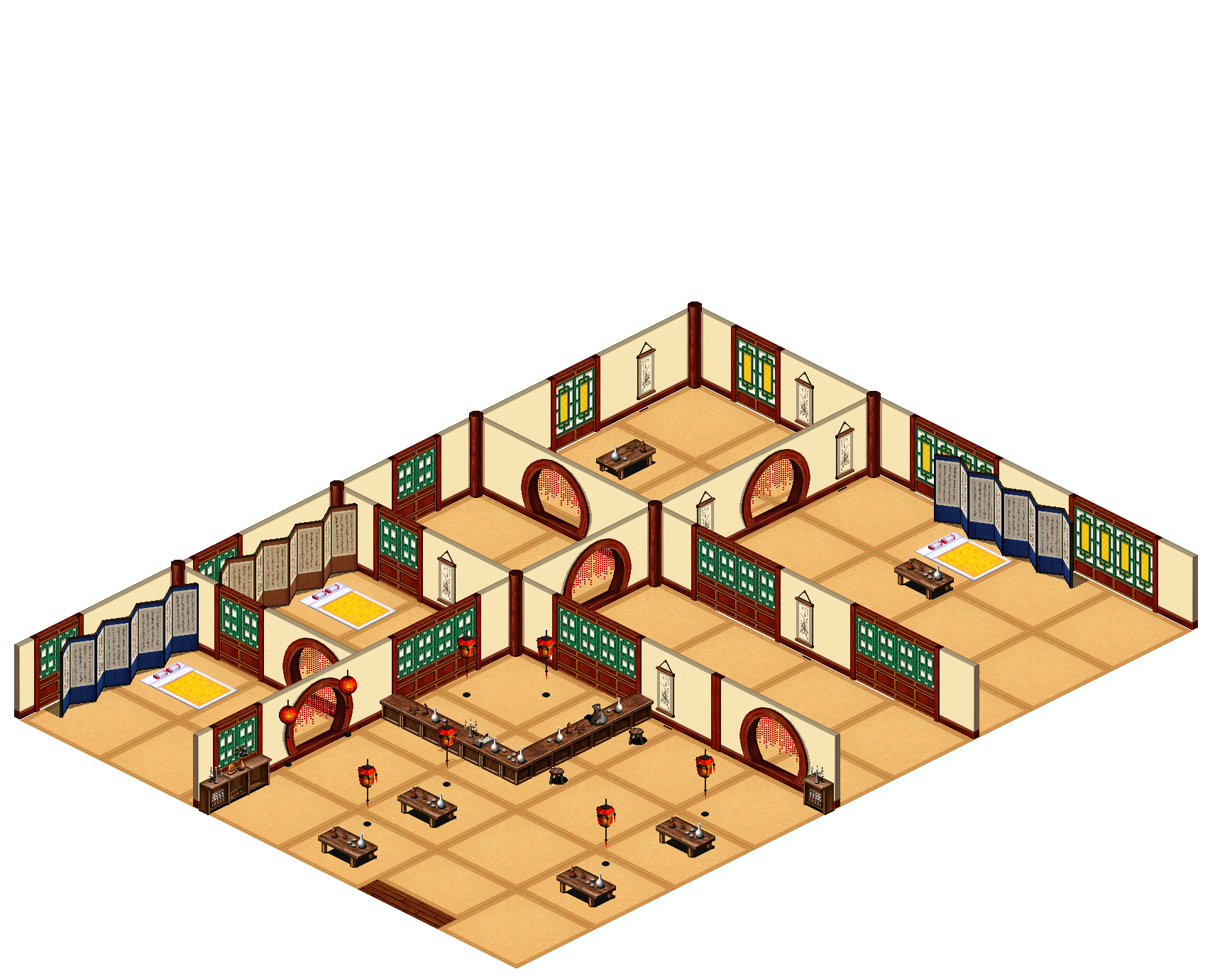 KimHwa Inn rendered terrain map