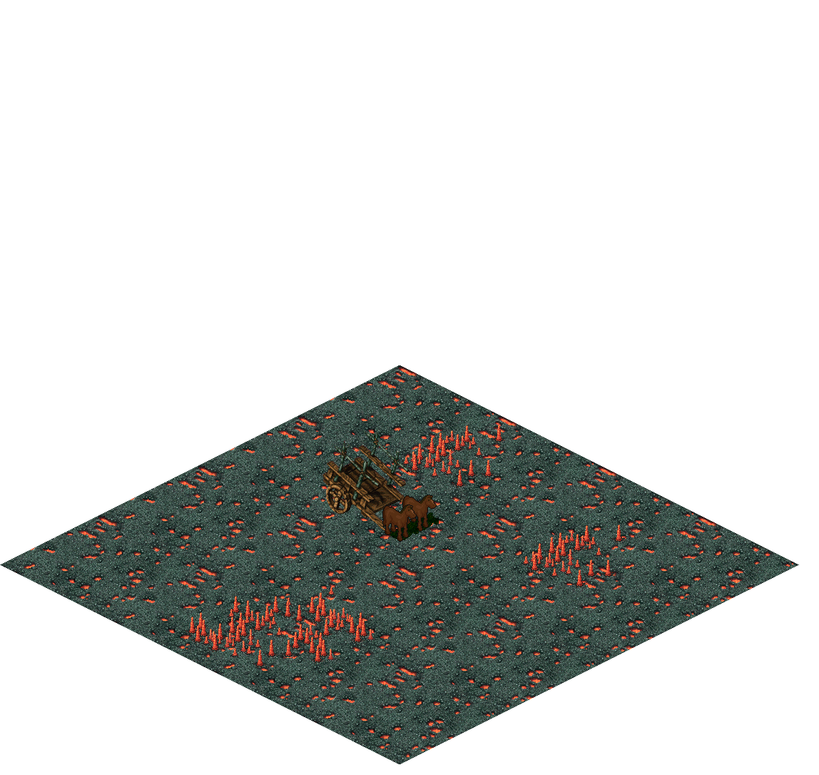Caravan Hwarone Road rendered terrain map