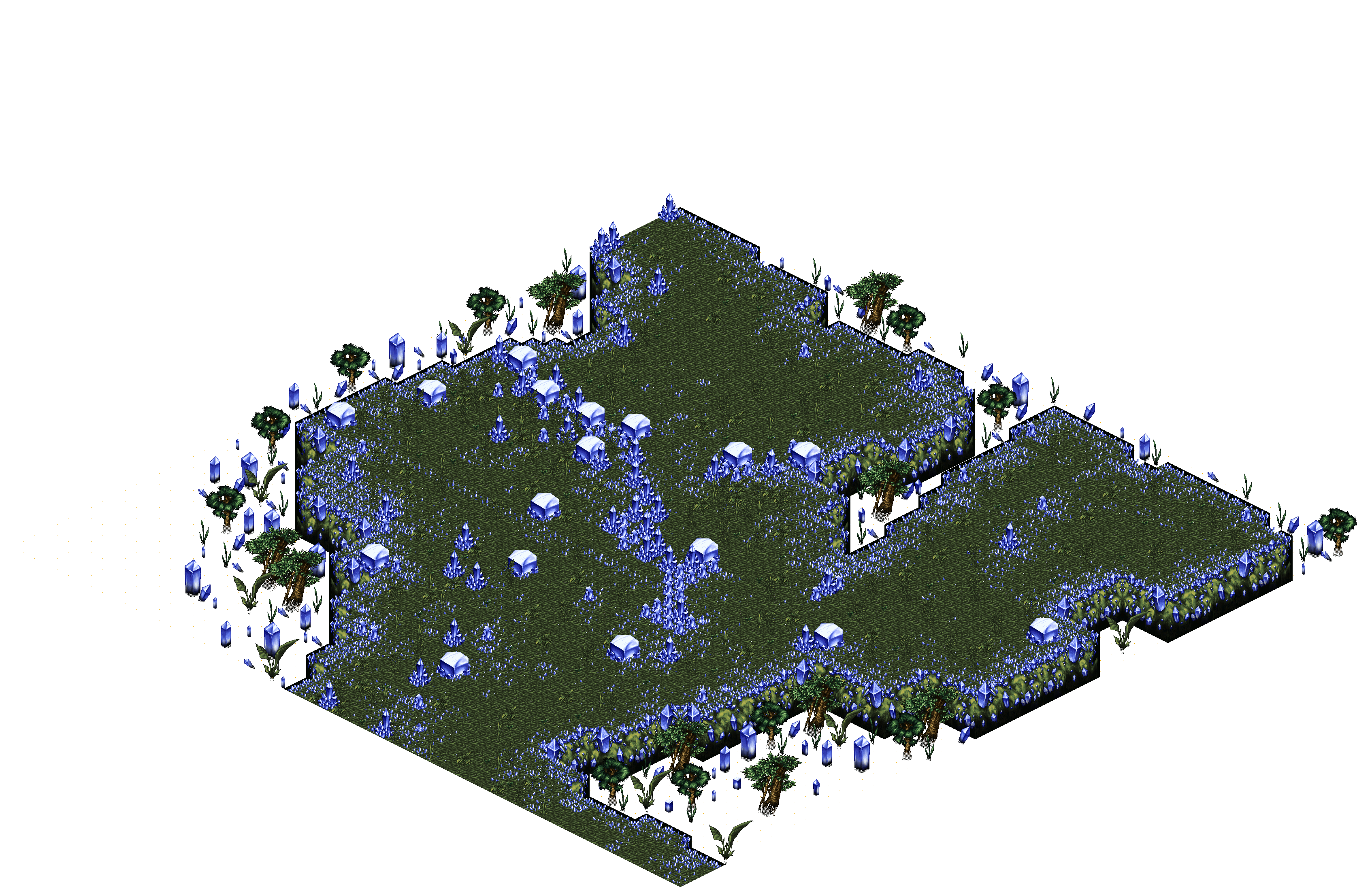 Sacred Forest 9-1 rendered terrain map