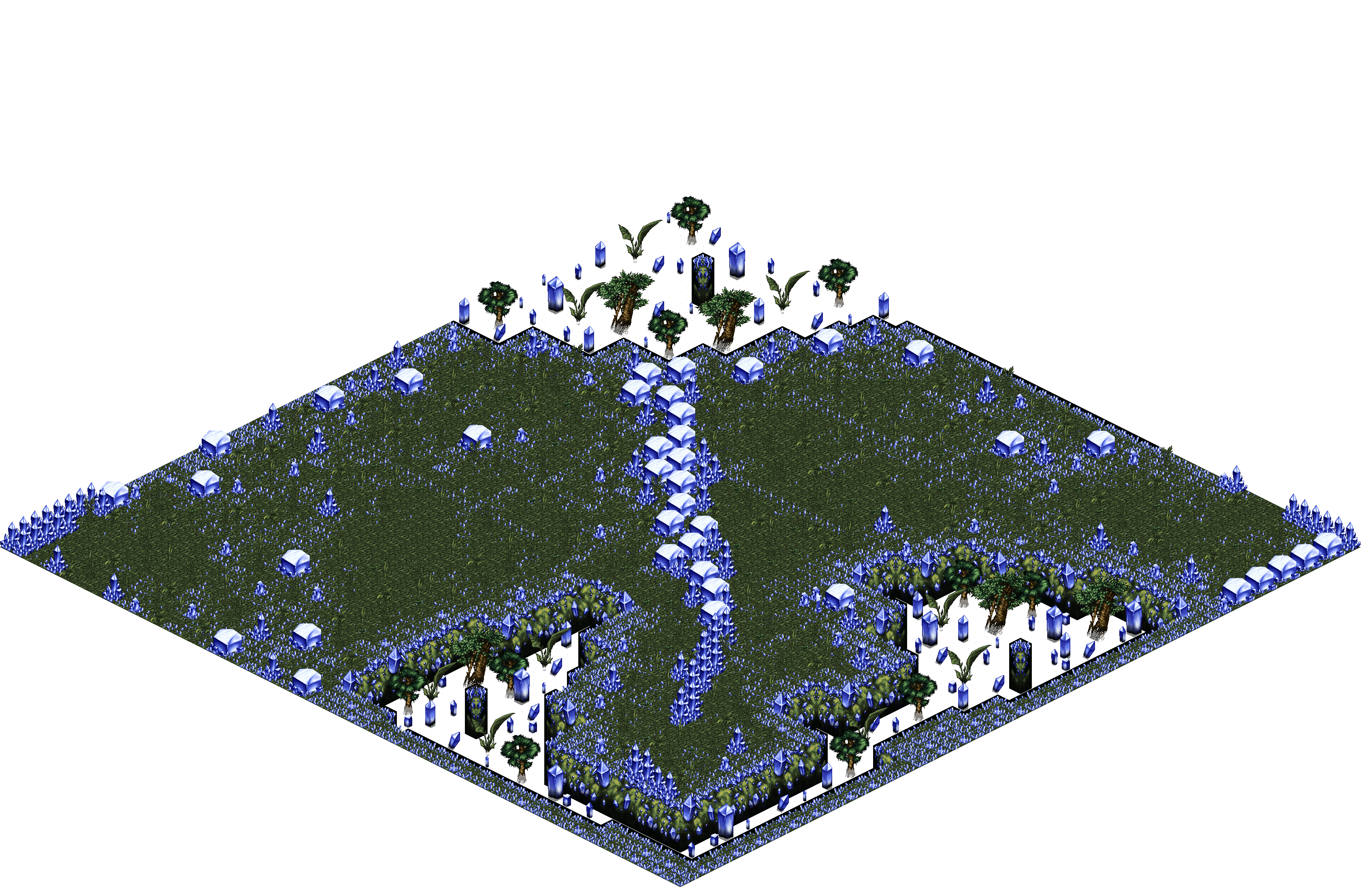 Sacred Forest 11-1 rendered terrain map