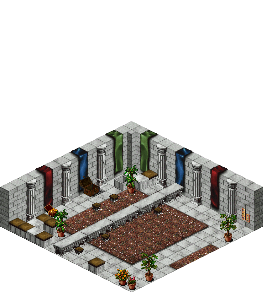 Merchant's Guild rendered terrain map