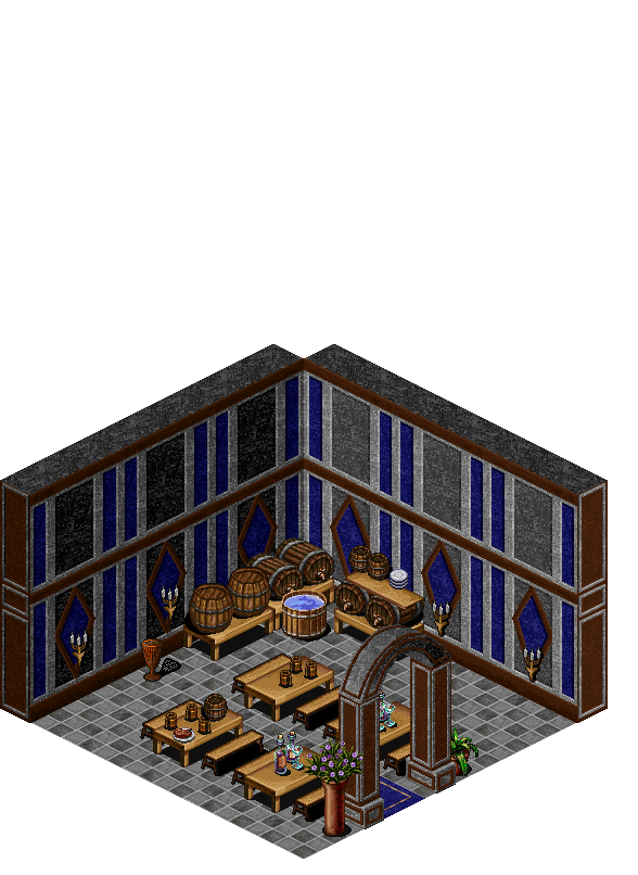 Loures 2 Floor Tavern rendered terrain map