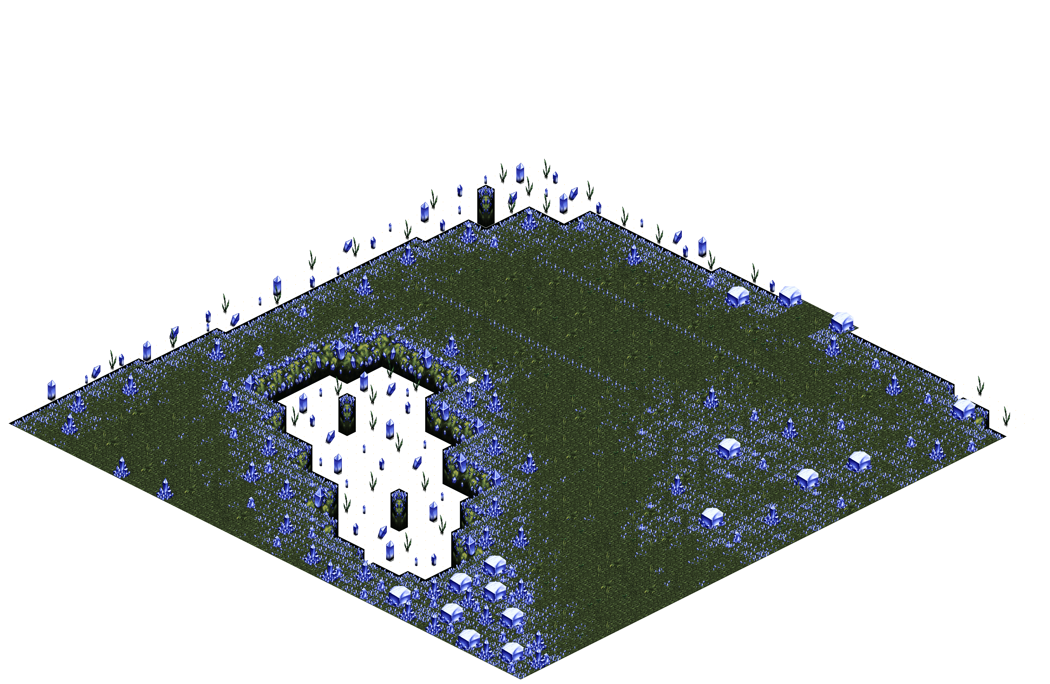 Sacred Forest 4-2 rendered terrain map