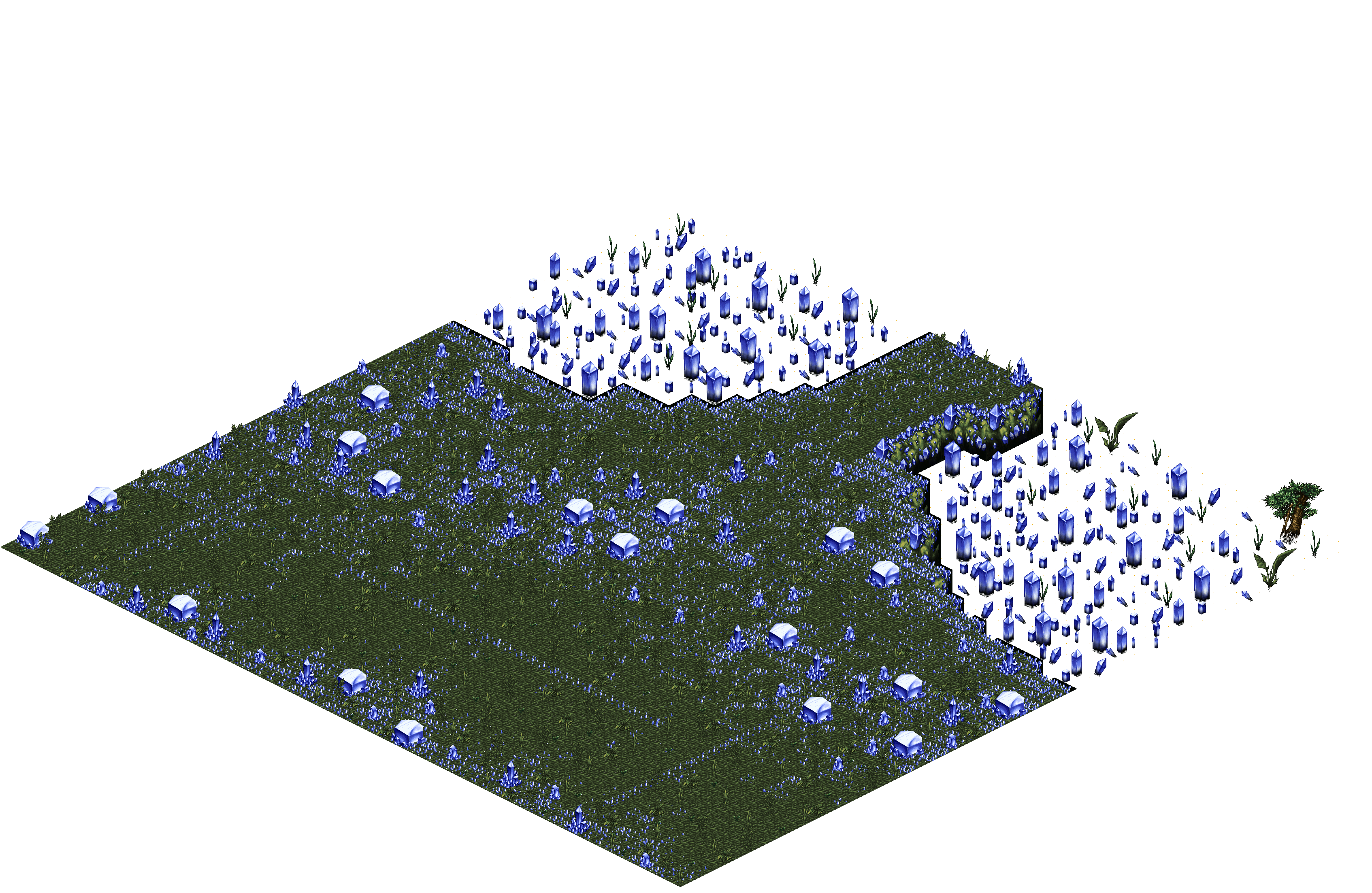 Sacred Forest 7-2 rendered terrain map