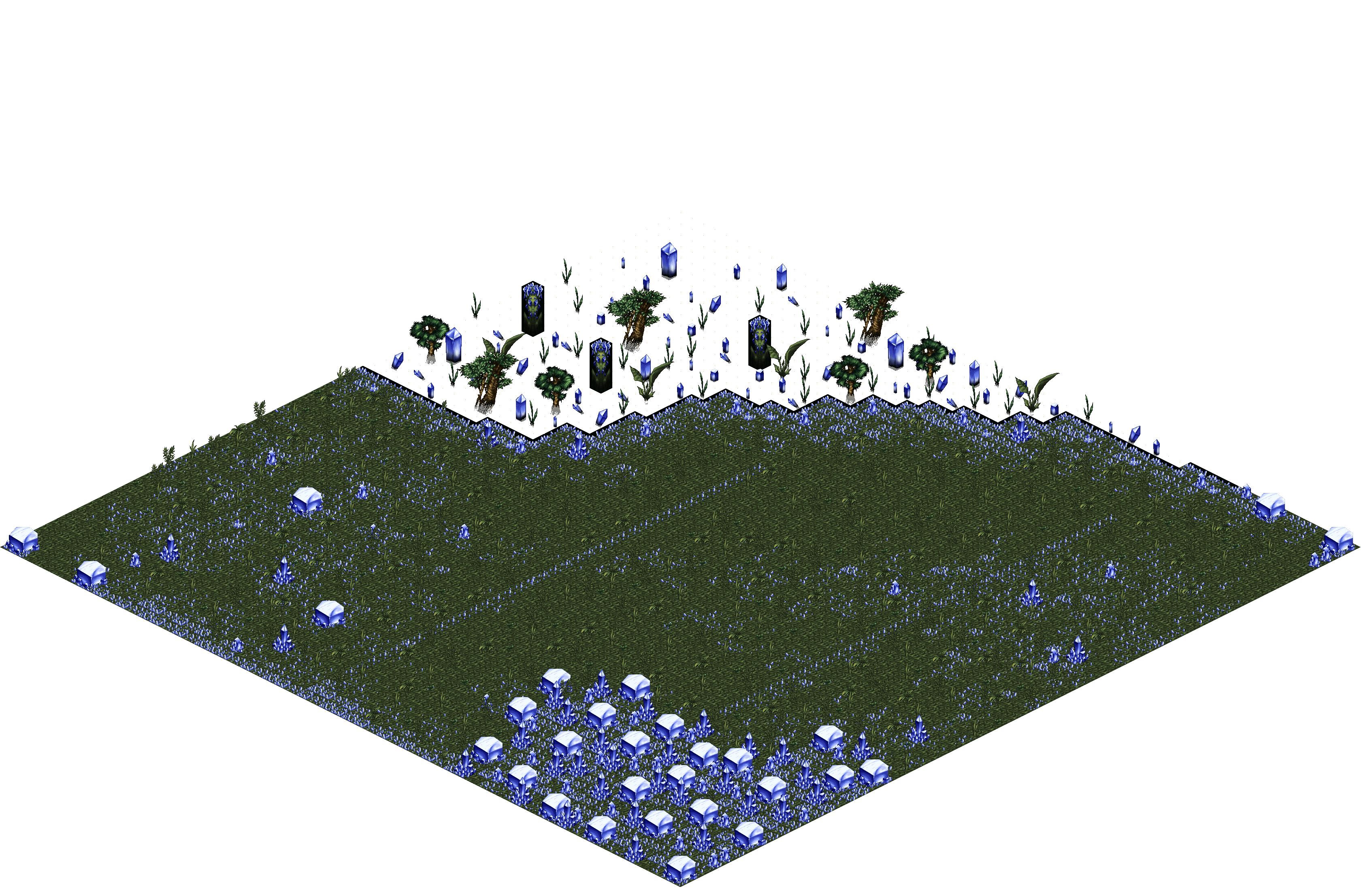 Sacred Forest 8-2 rendered terrain map
