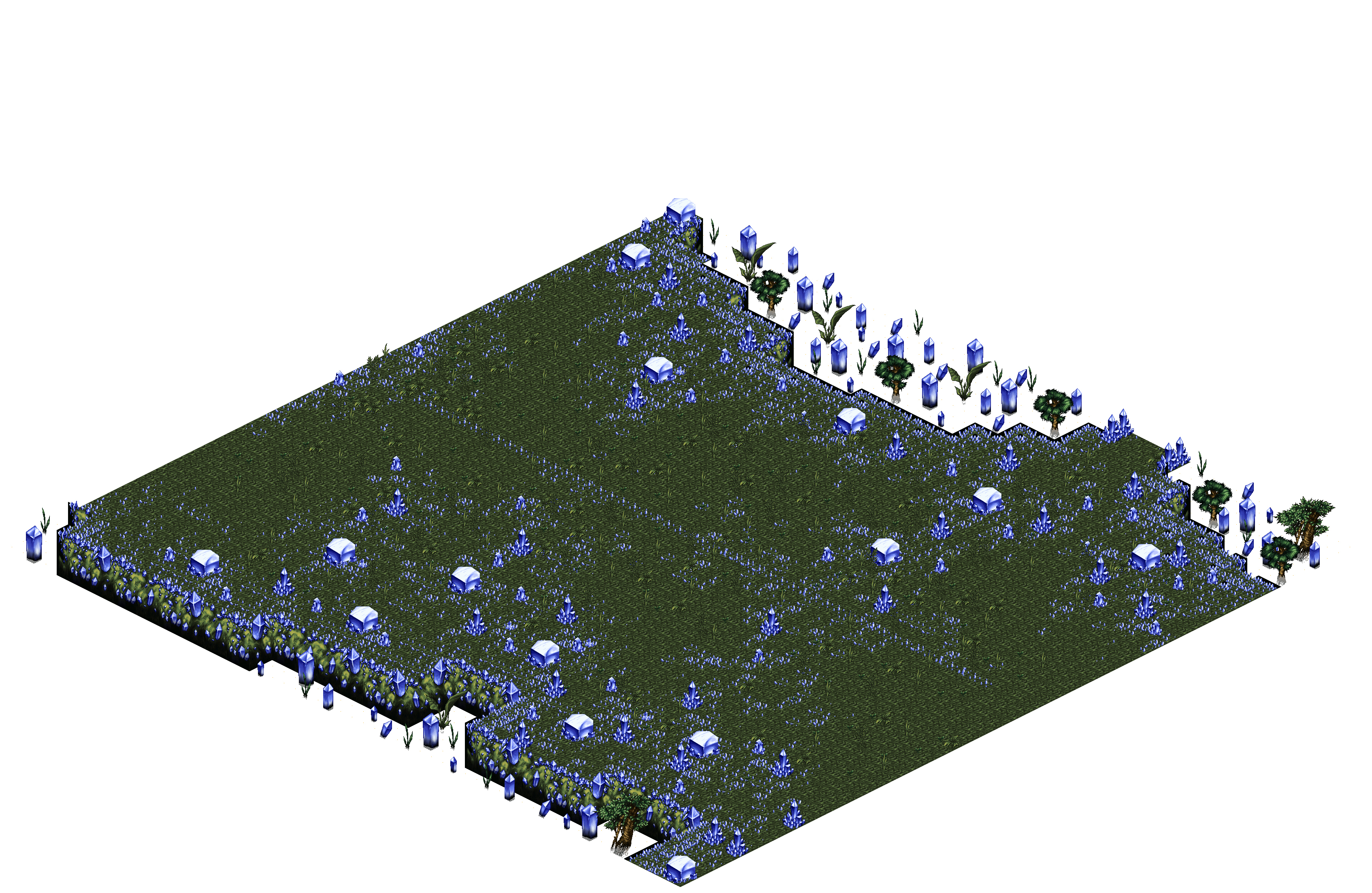 Sacred Forest 5-3 rendered terrain map