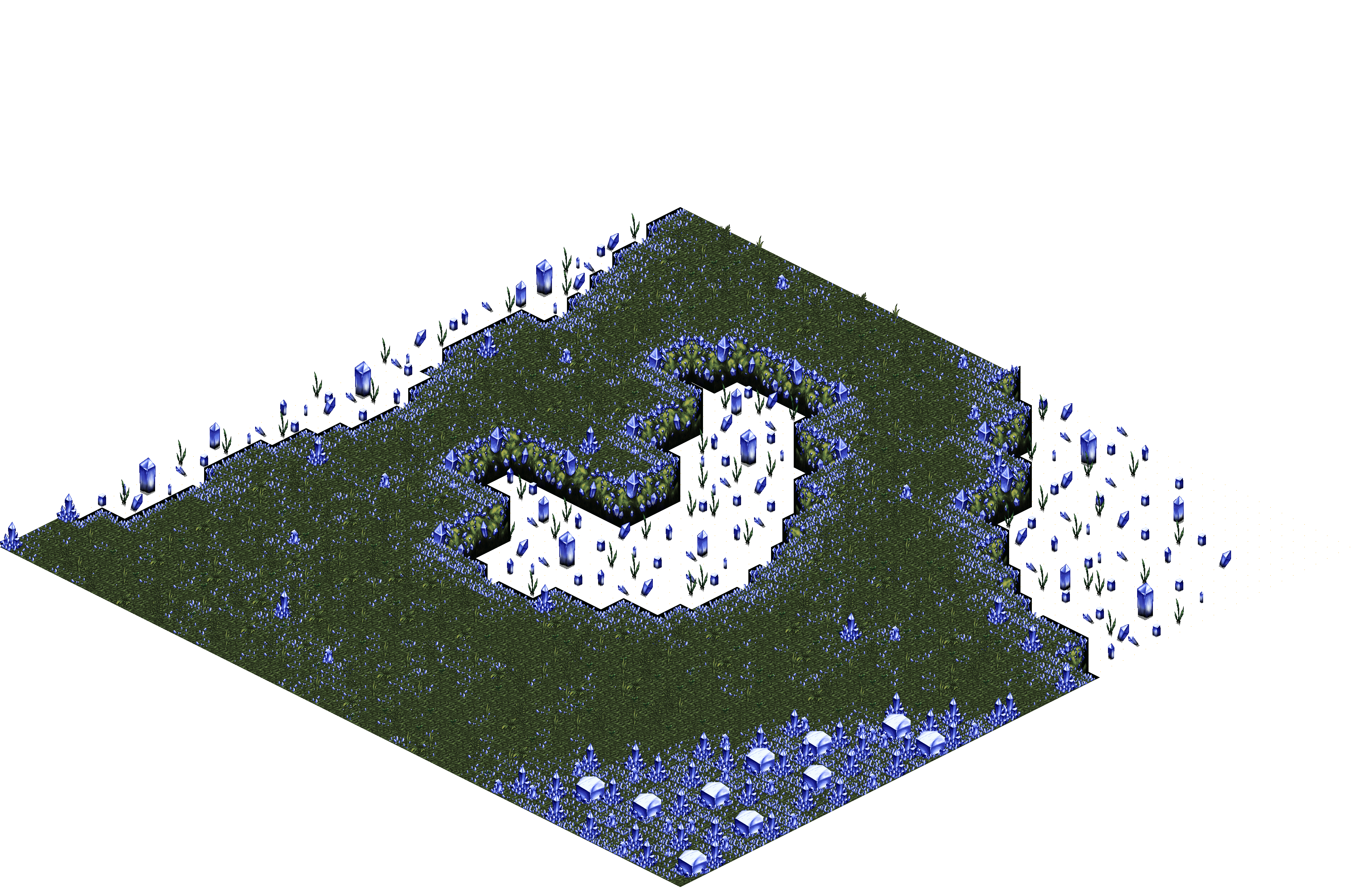 Sacred Forest 6-3 rendered terrain map
