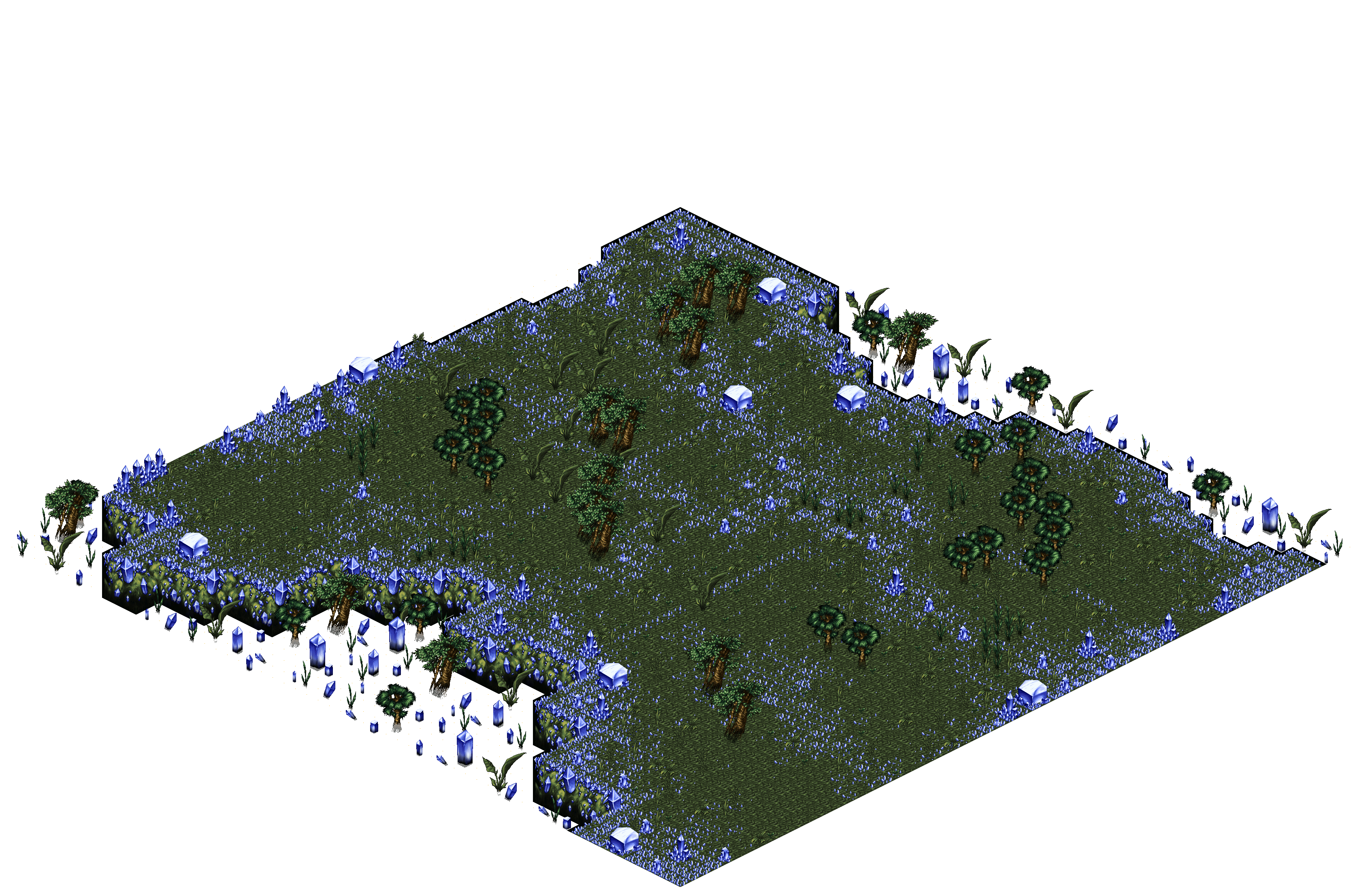Sacred Forest 15-3 rendered terrain map