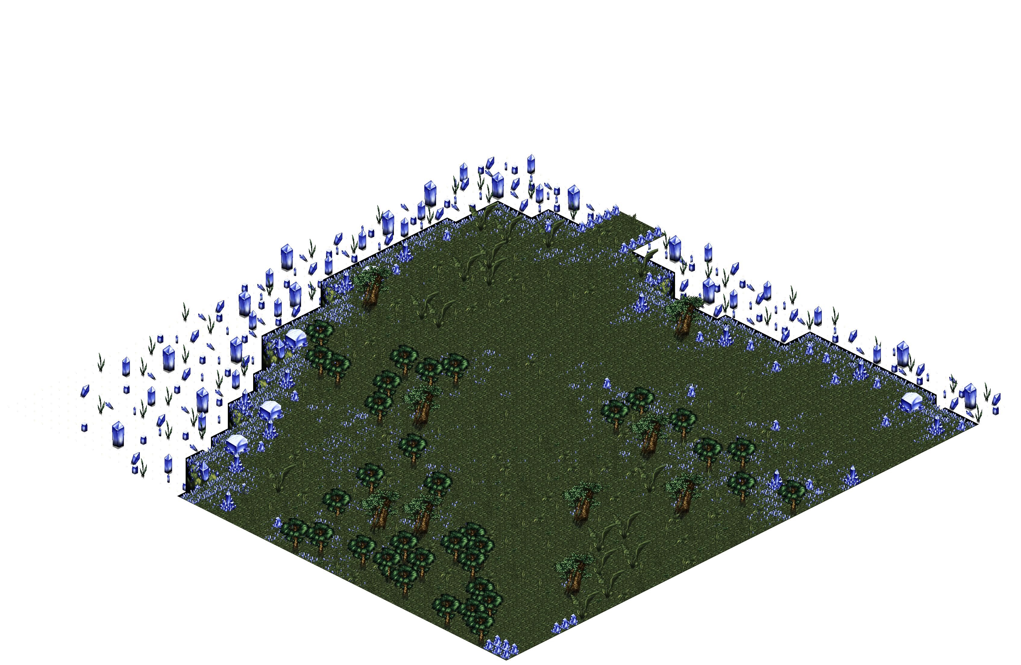Sacred Forest 16-3 rendered terrain map