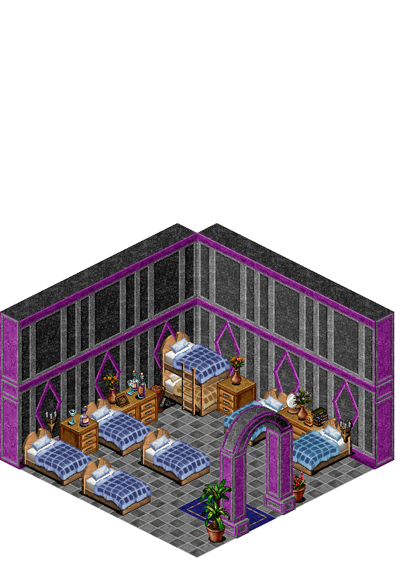 Loures 1 Floor Bed Room rendered terrain map