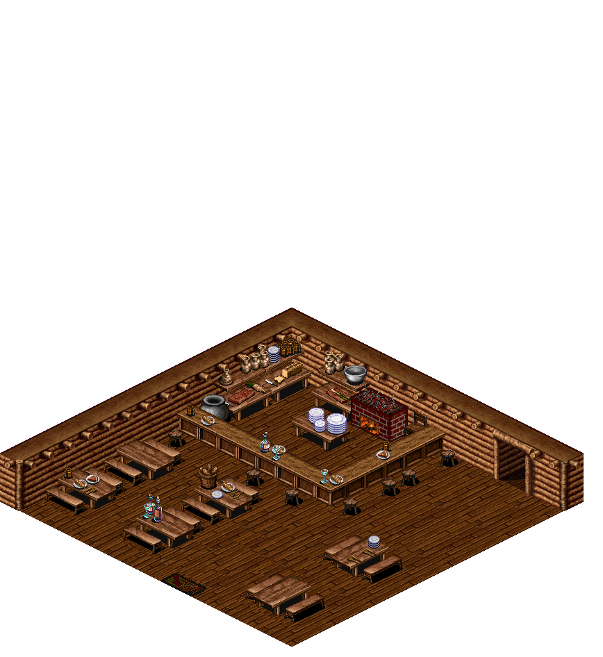 Mileth Restaurant rendered terrain map