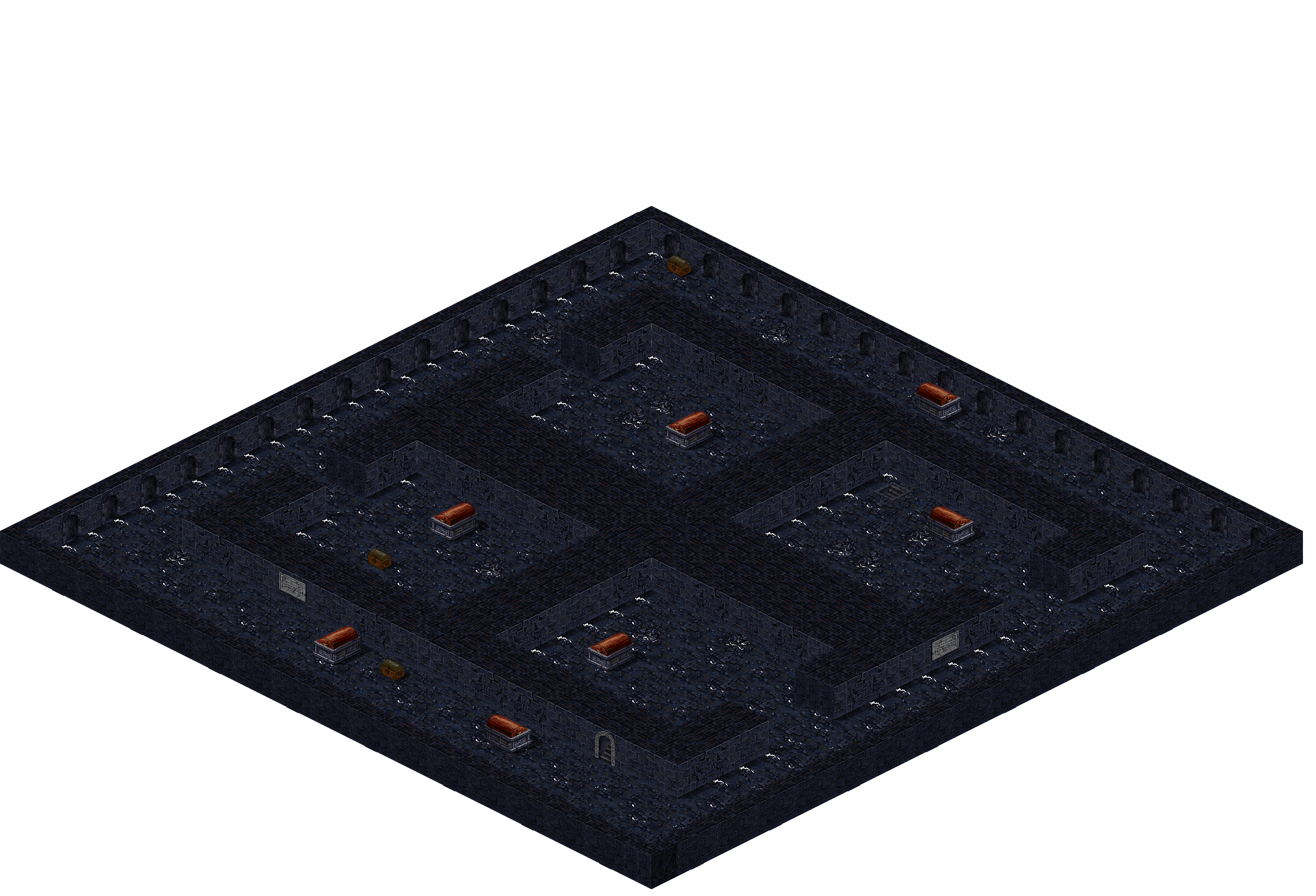 Crypt 7-4 rendered terrain map