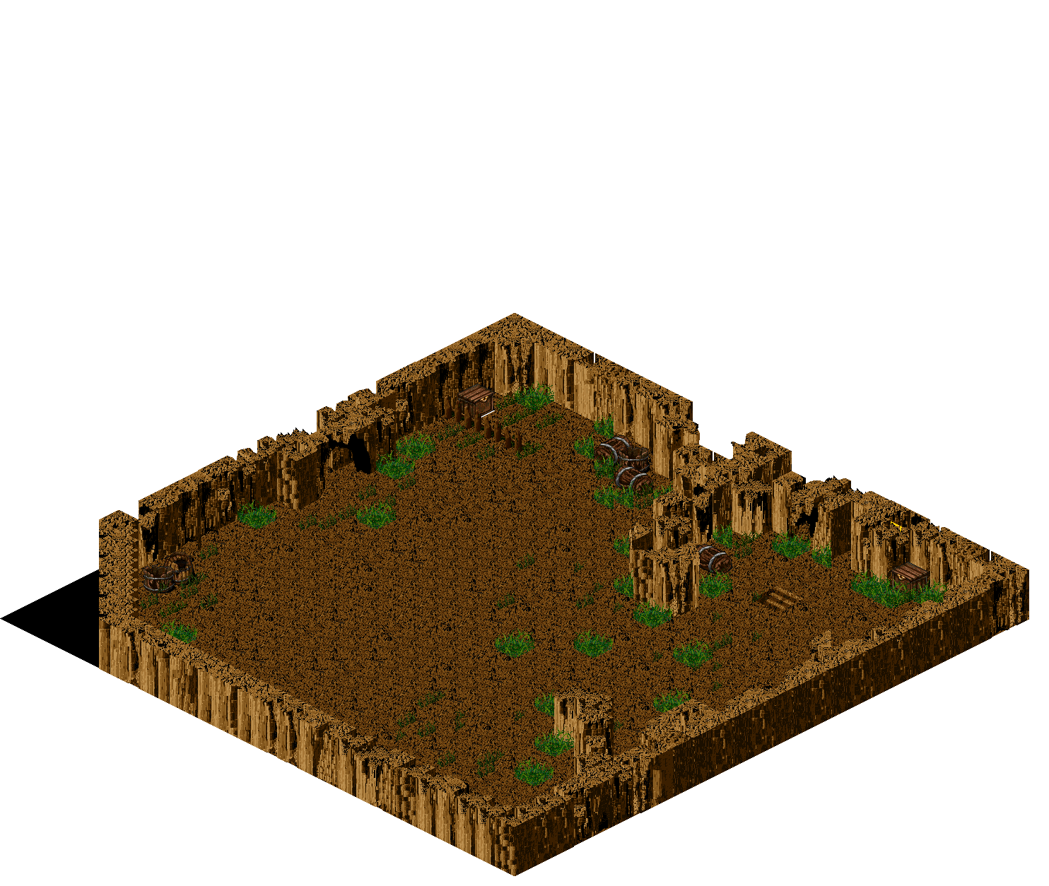 Piet Dungeon 3-2 rendered terrain map