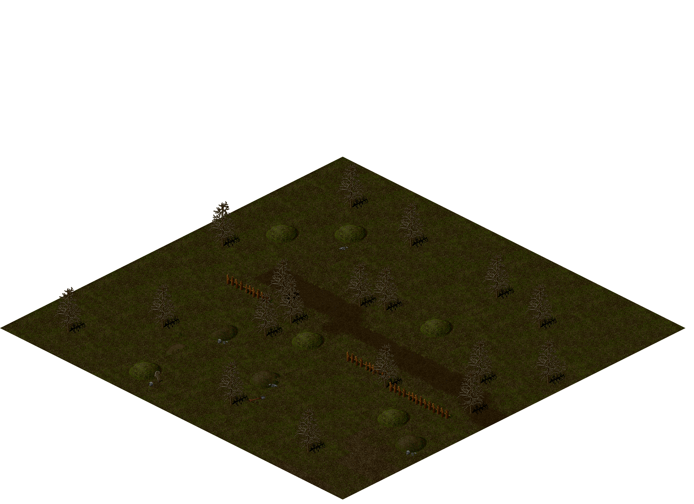 Lost Souls Pass 1 rendered terrain map