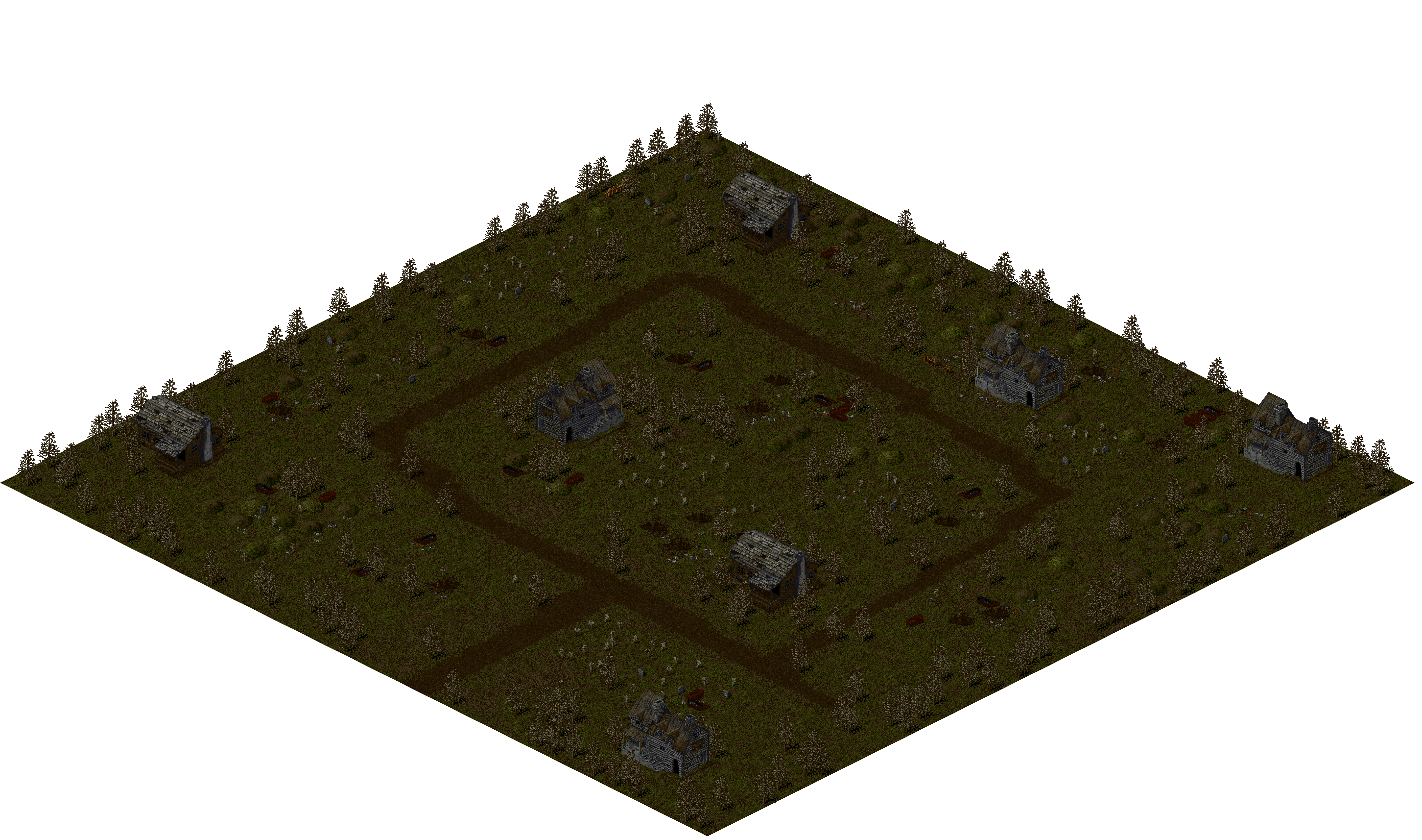 Filth Forest 3 rendered terrain map