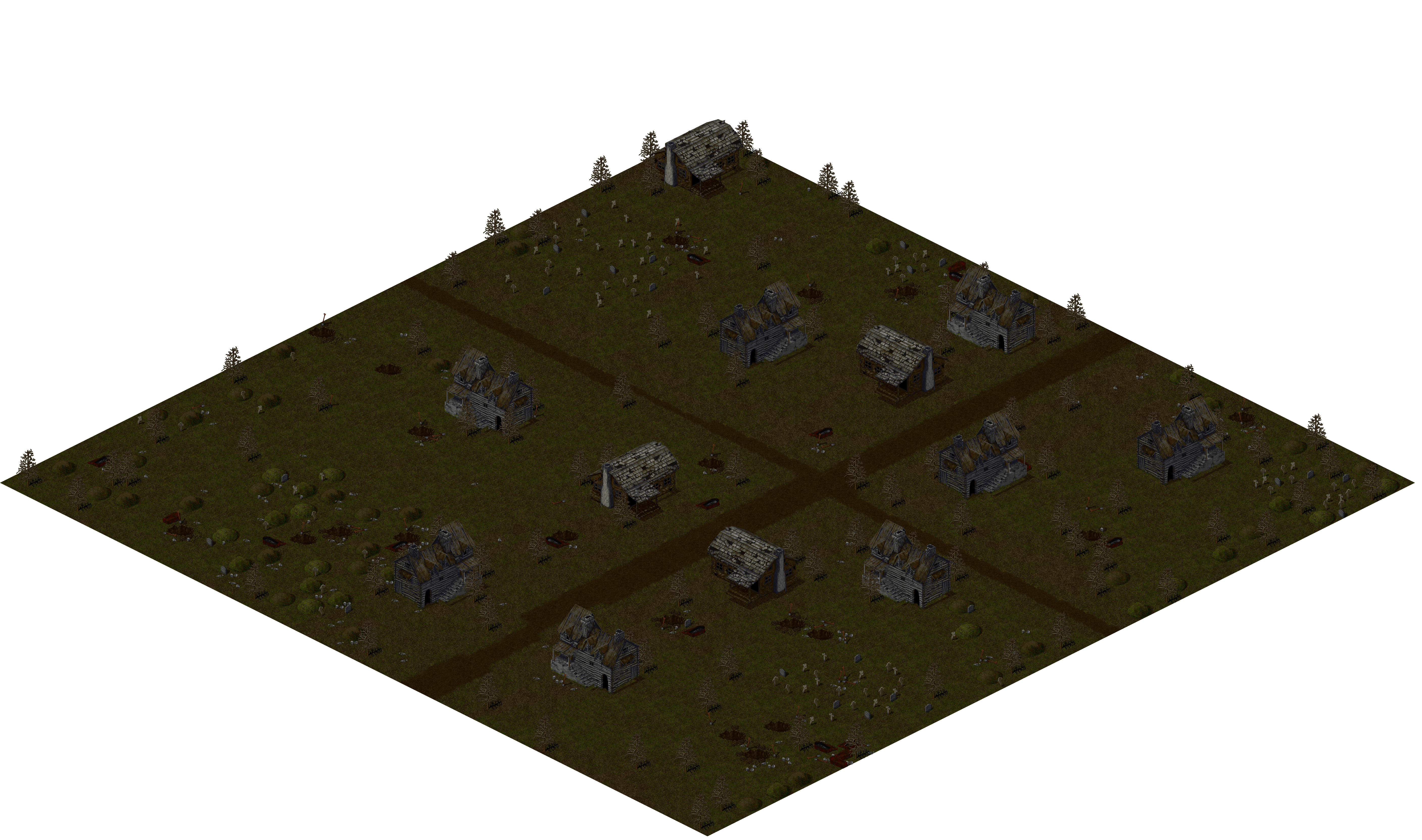 House Macabre Yard 1 rendered terrain map