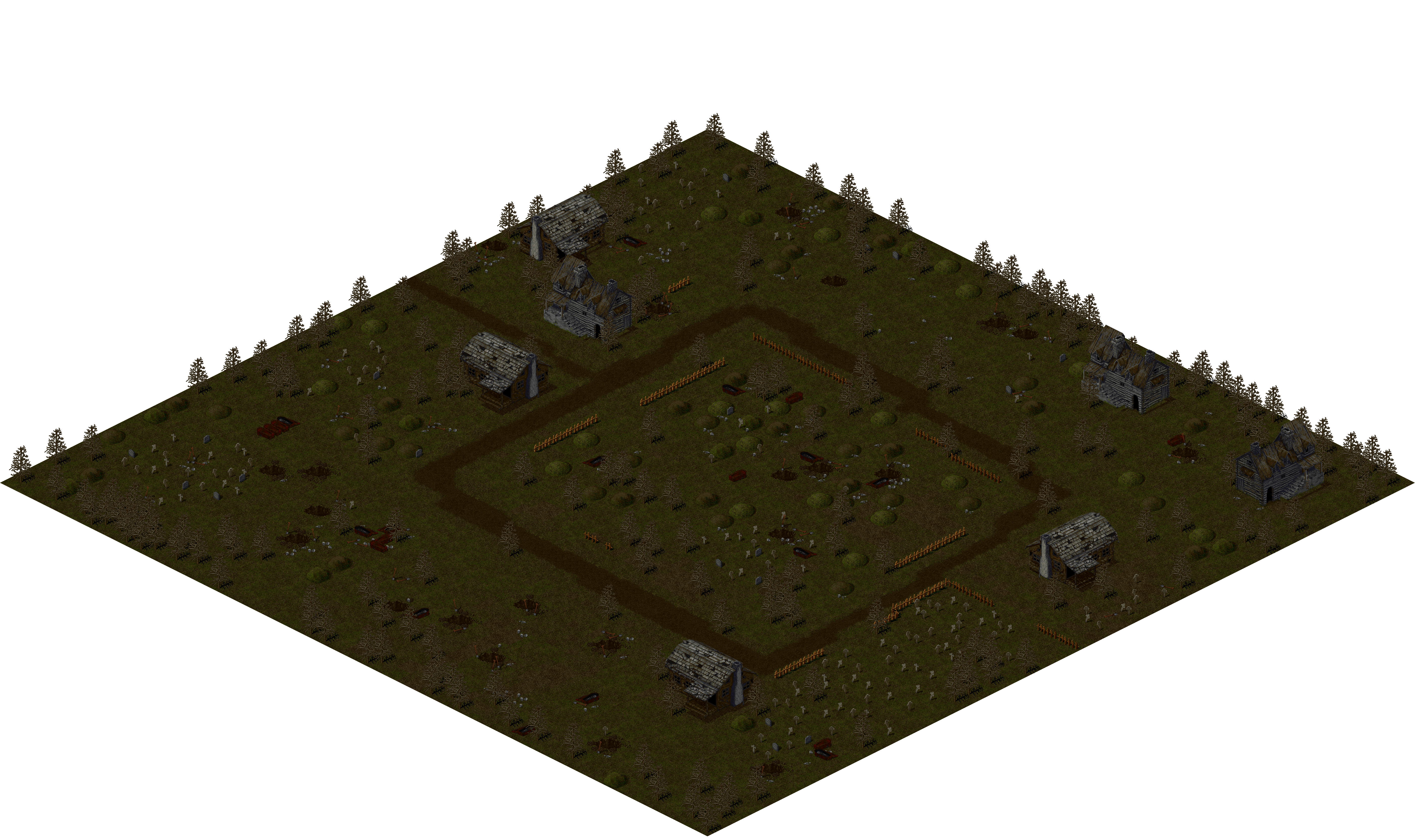 House Macabre Yard 4 rendered terrain map