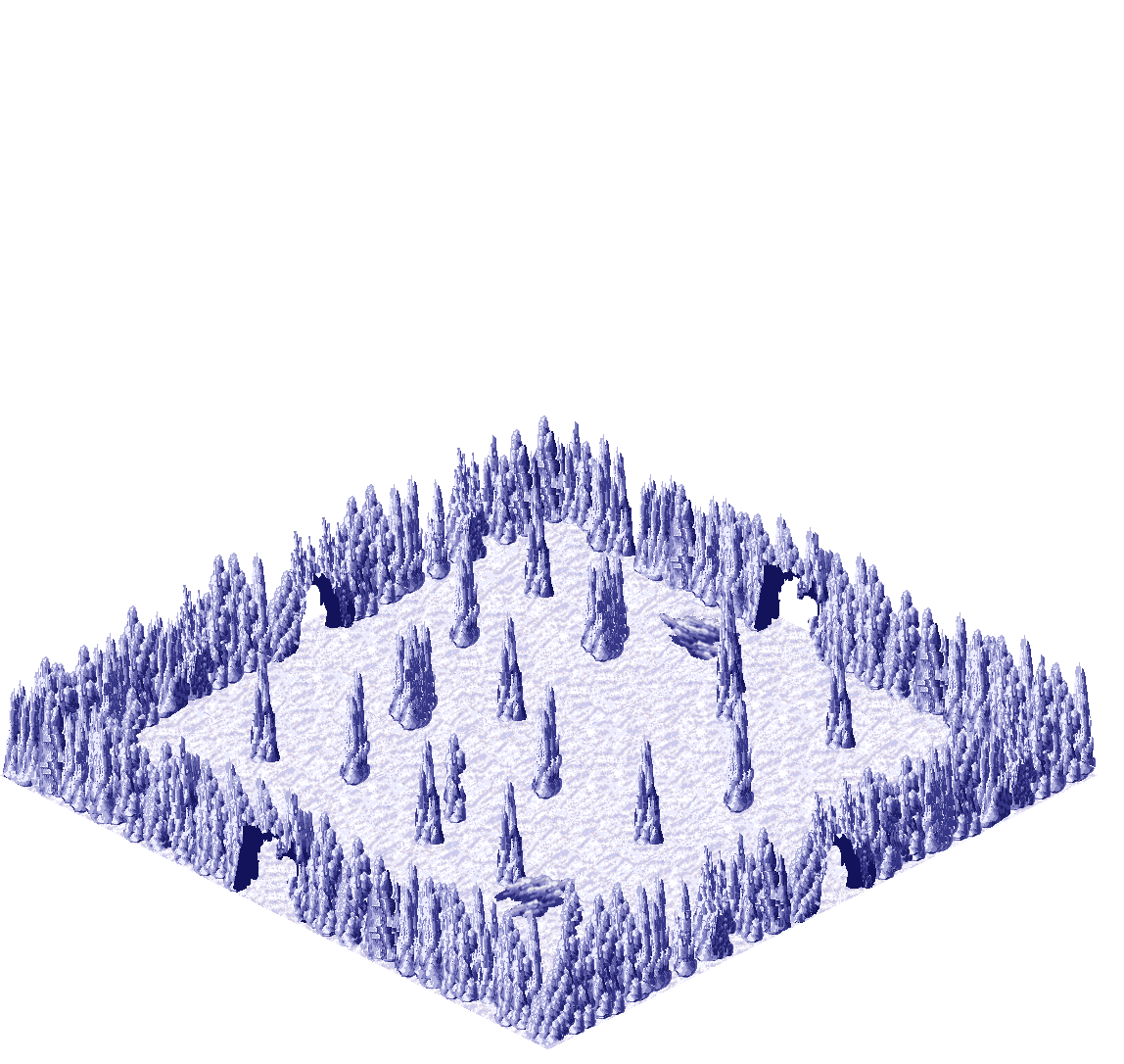 Map 2061 rendered terrain map