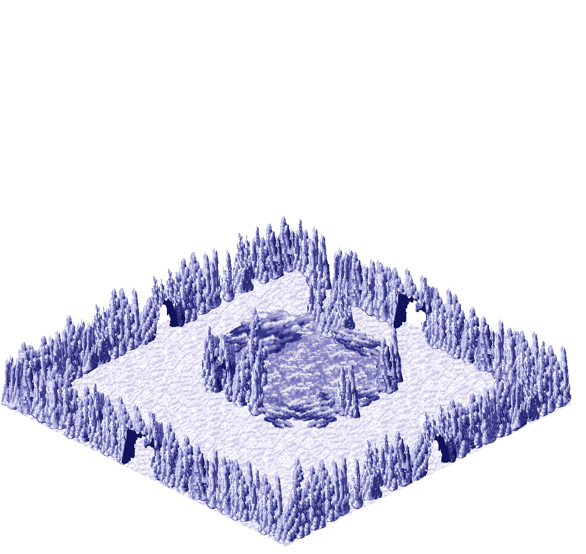 Map 2064 rendered terrain map