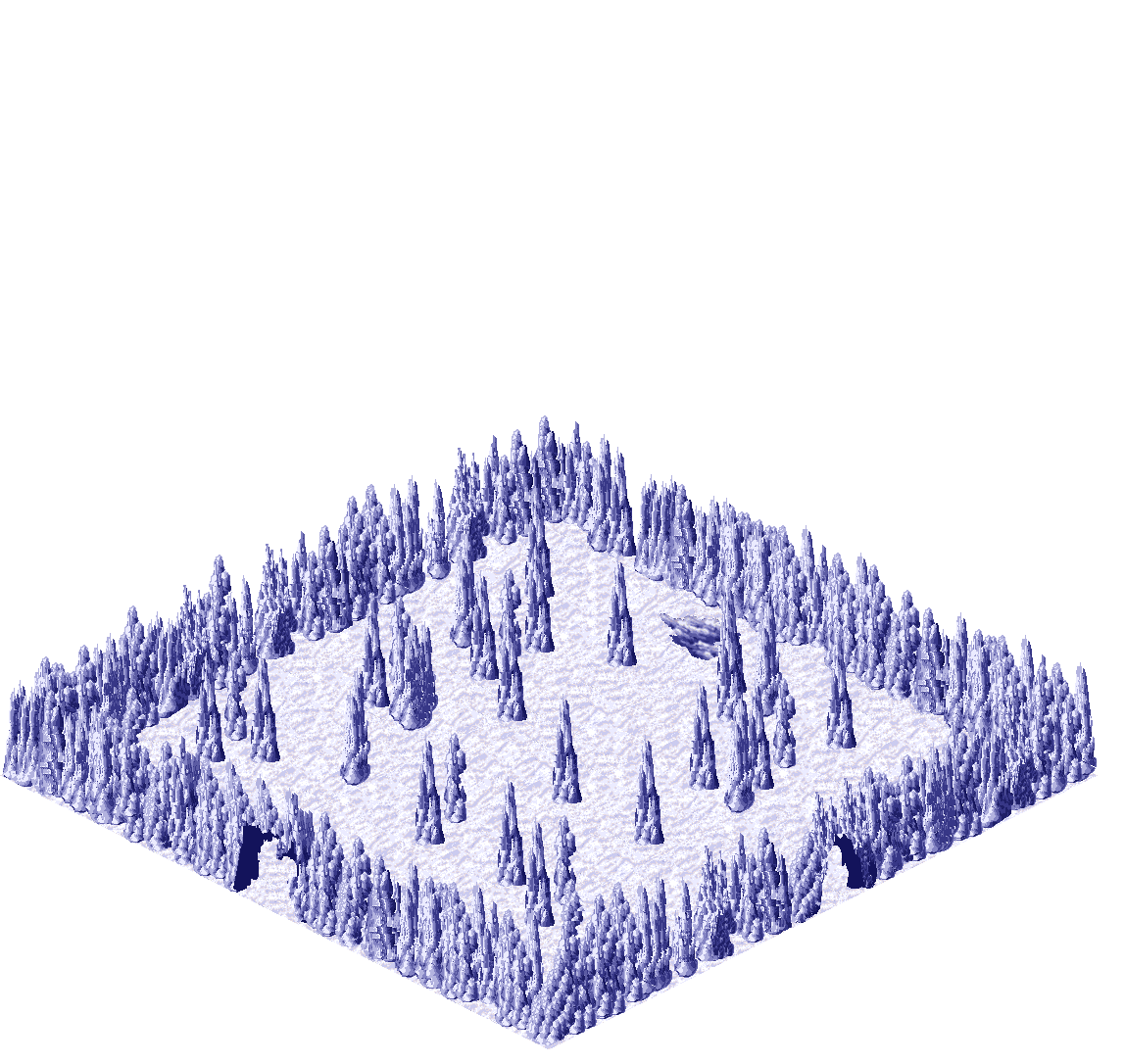 Map 2070 rendered terrain map