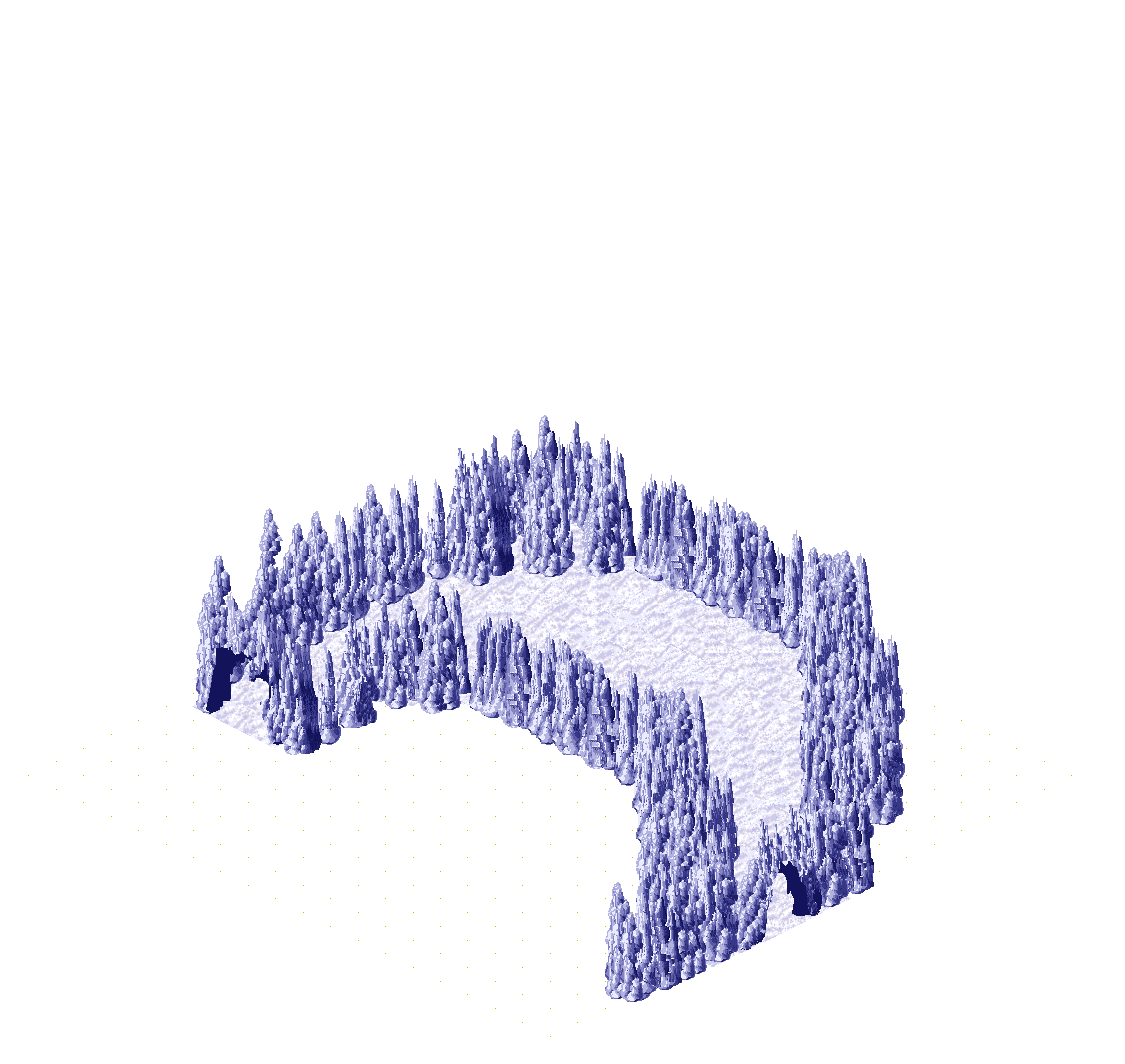 Ice Cave 25 rendered terrain map