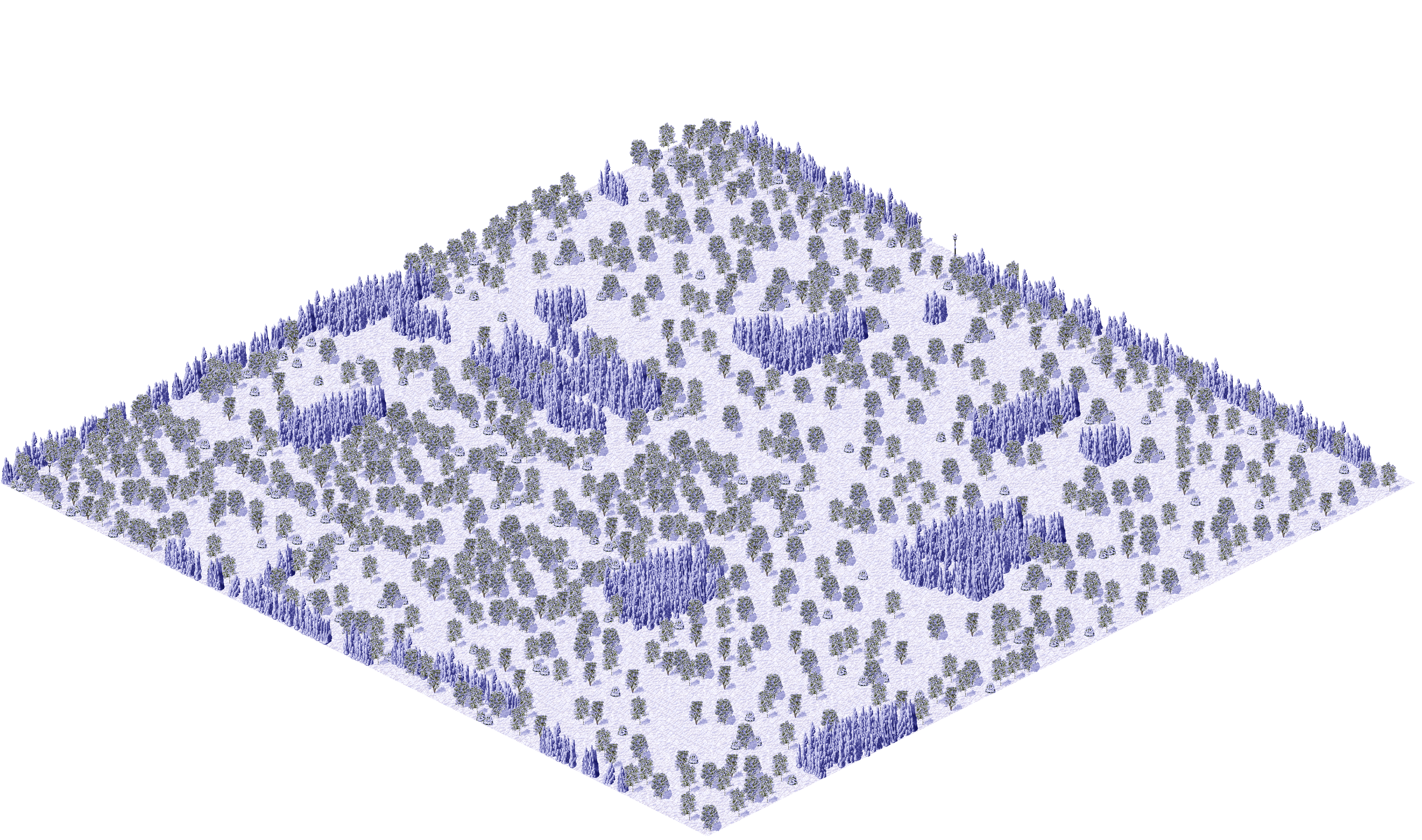 Map 2101 rendered terrain map