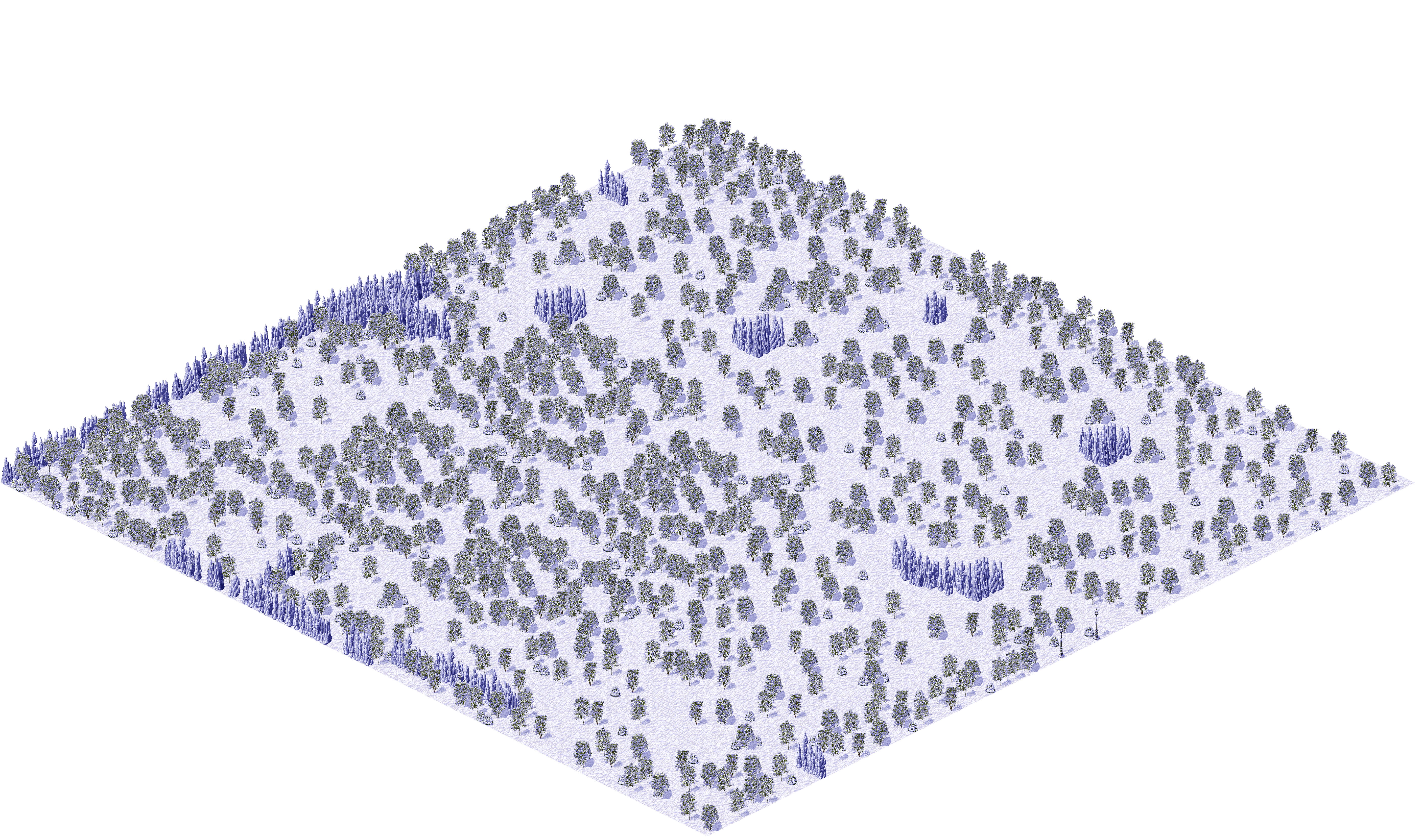 Map 2121 rendered terrain map