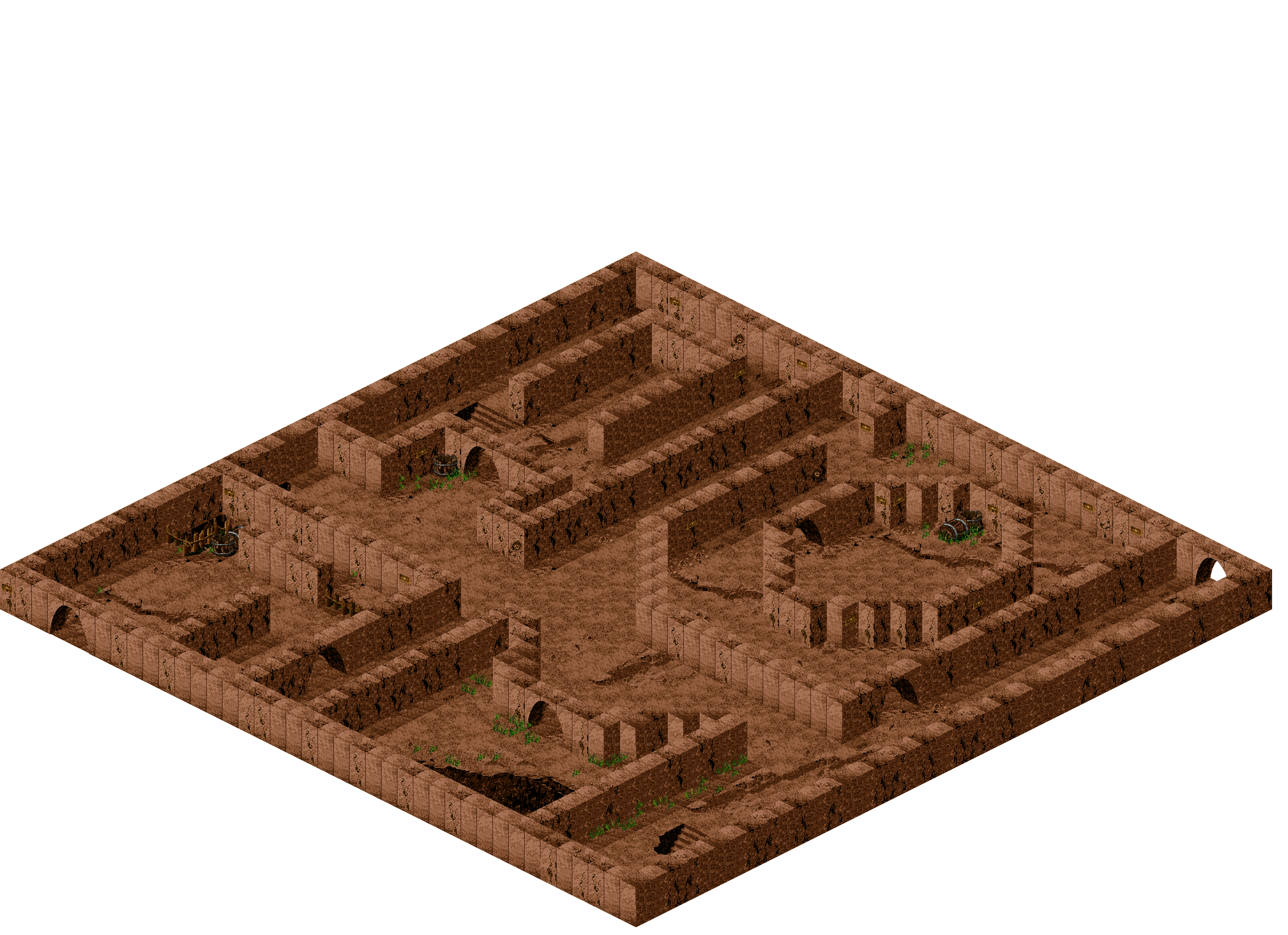 Piet Dungeon 7-1 rendered terrain map
