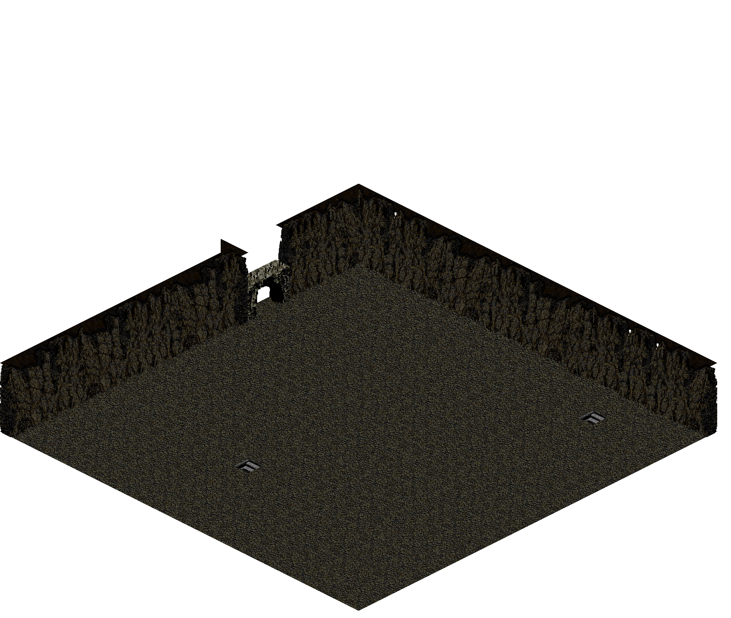 Map 235 rendered terrain map