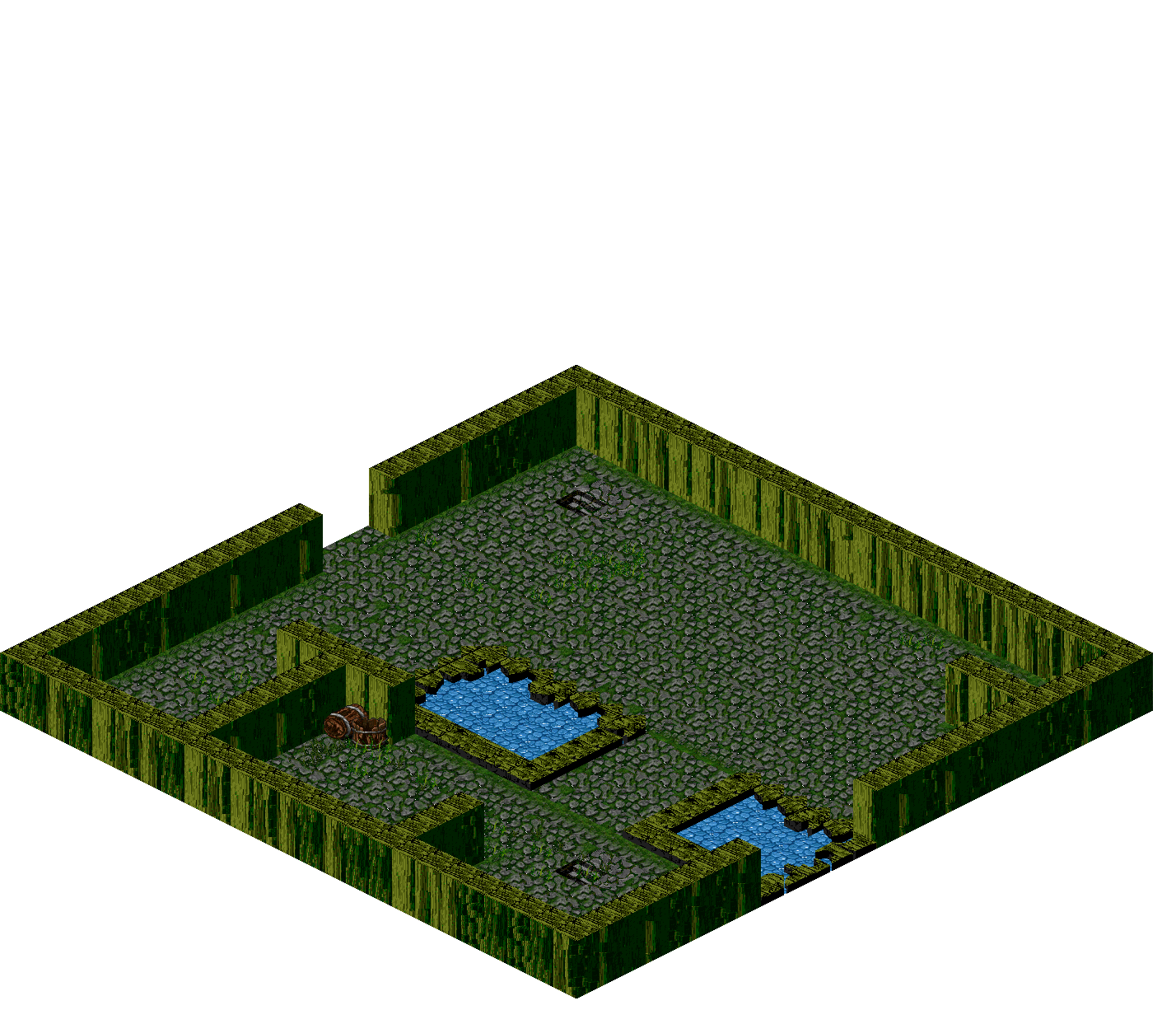 Piet Dungeon 11-3 rendered terrain map