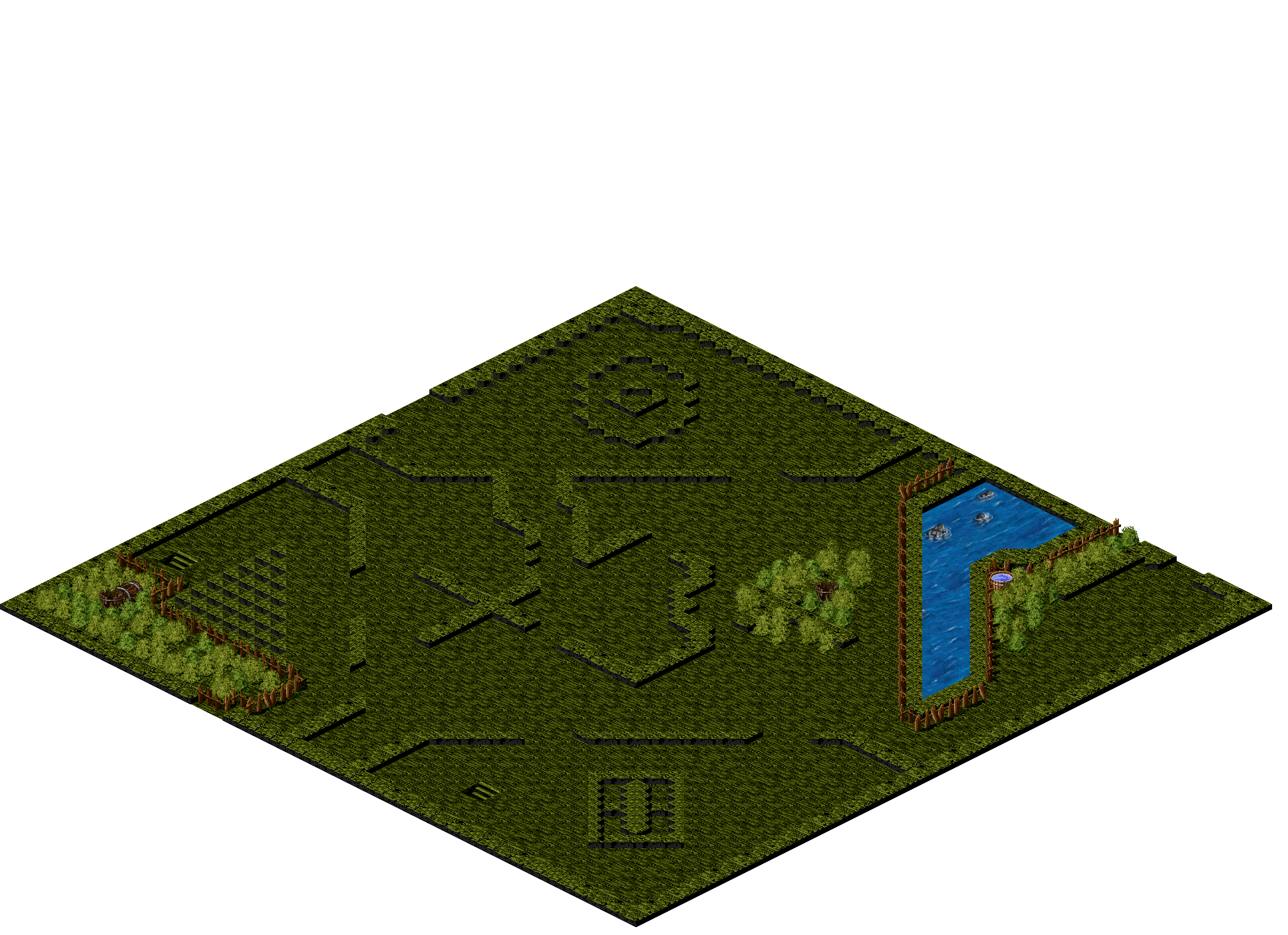 Piet Dungeon 13-2 rendered terrain map