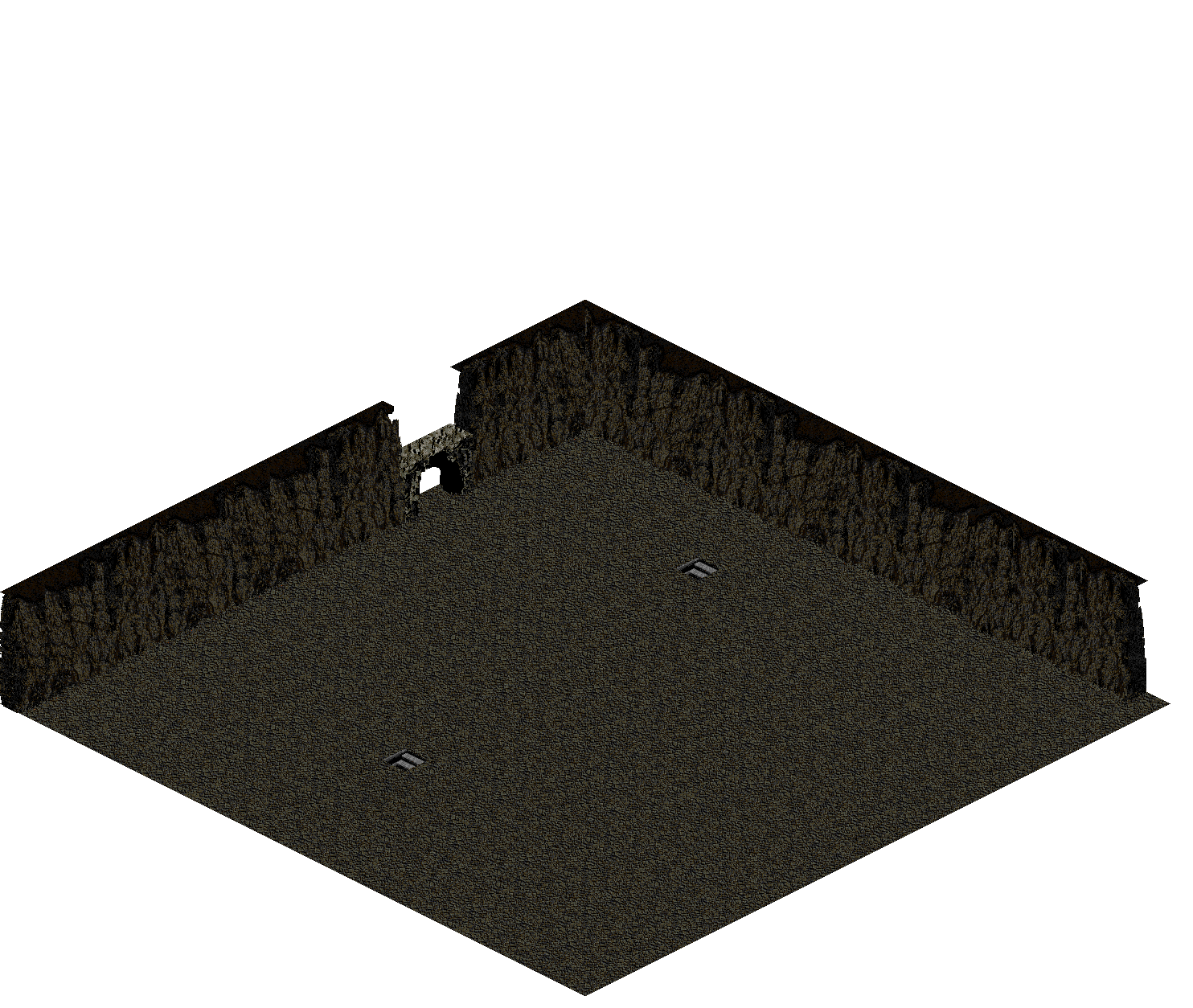 Piet Dungeon 13-3 rendered terrain map