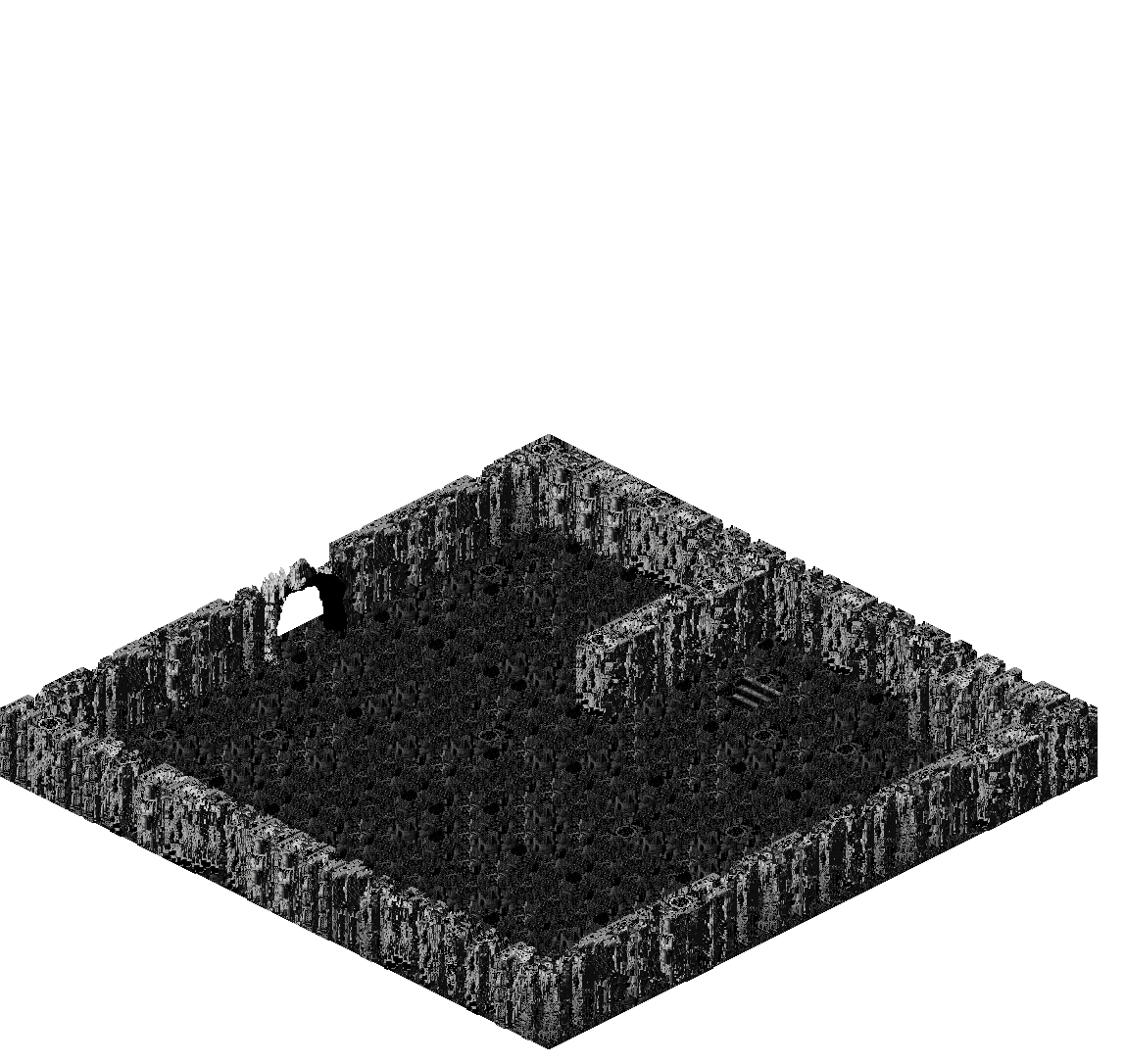 Map 245 rendered terrain map
