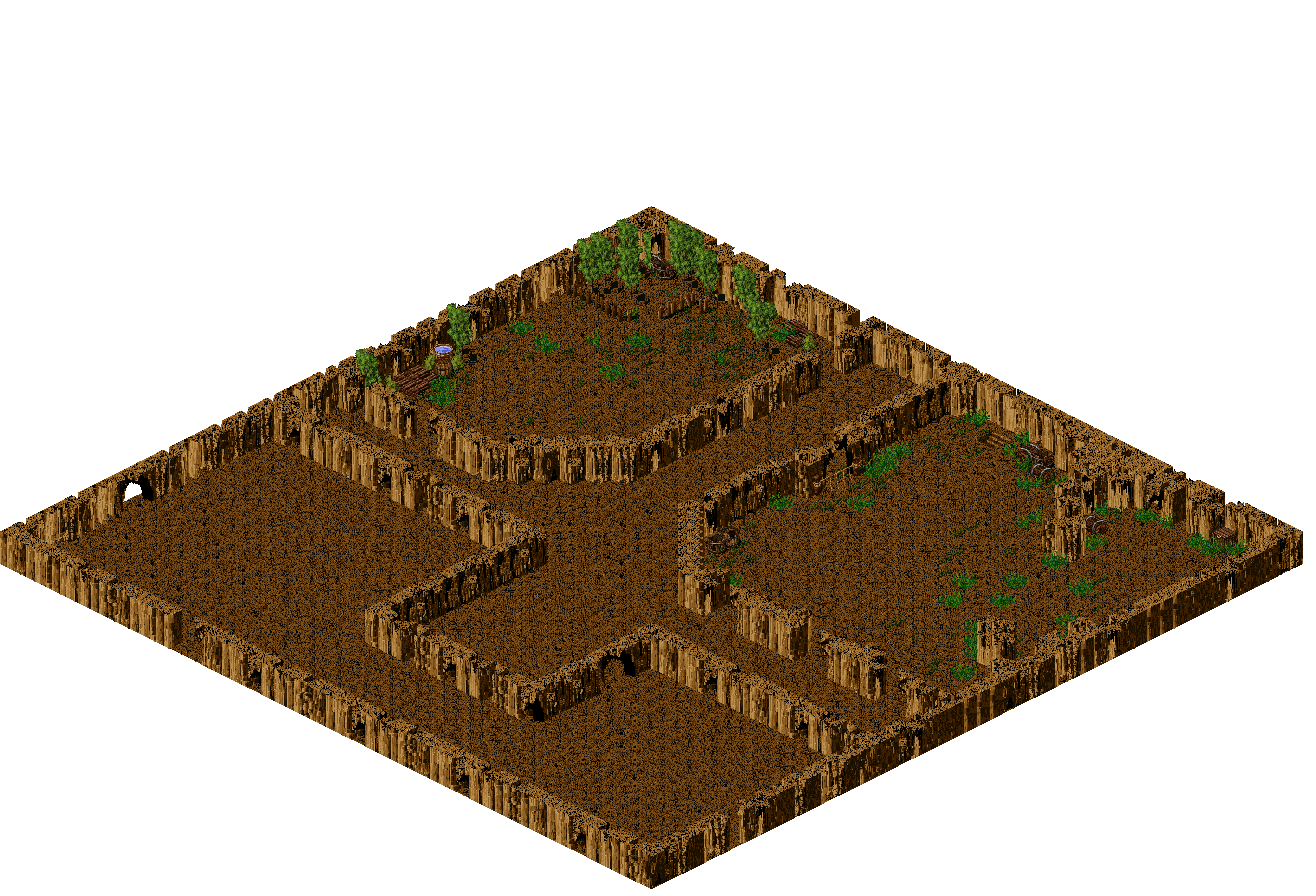 Piet Dungeon 17-2 rendered terrain map