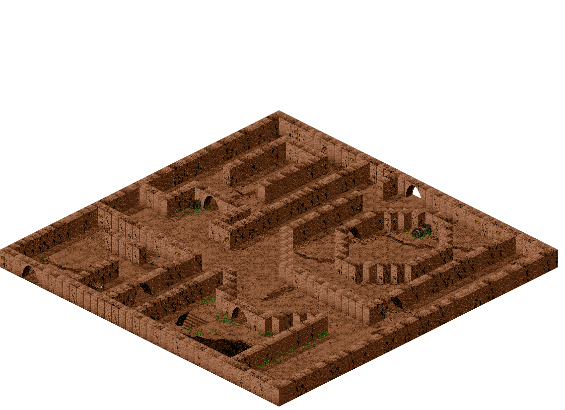 Piet Dungeon 17-3 rendered terrain map