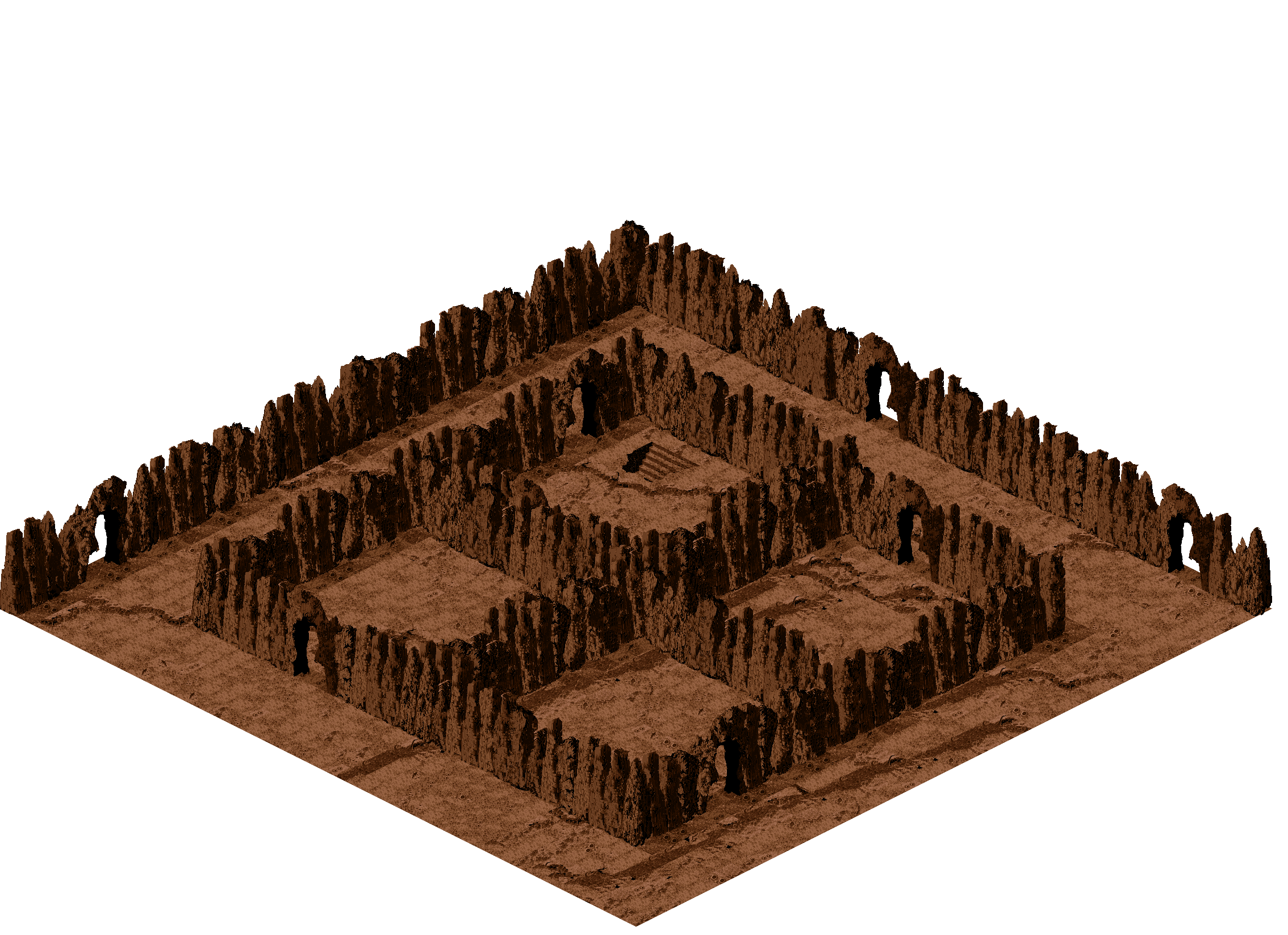 Map 267 rendered terrain map