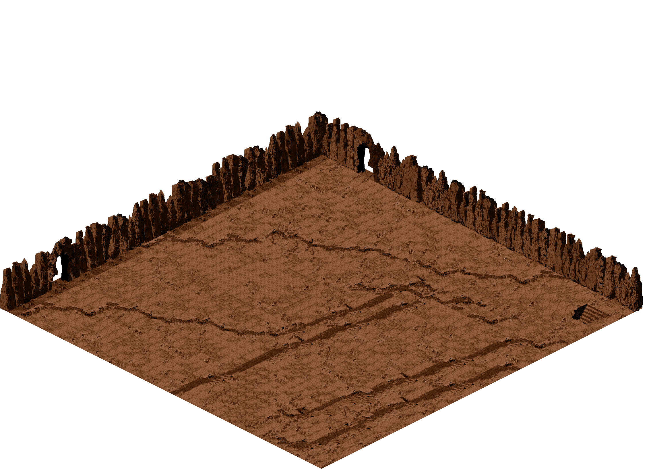 Map 270 rendered terrain map