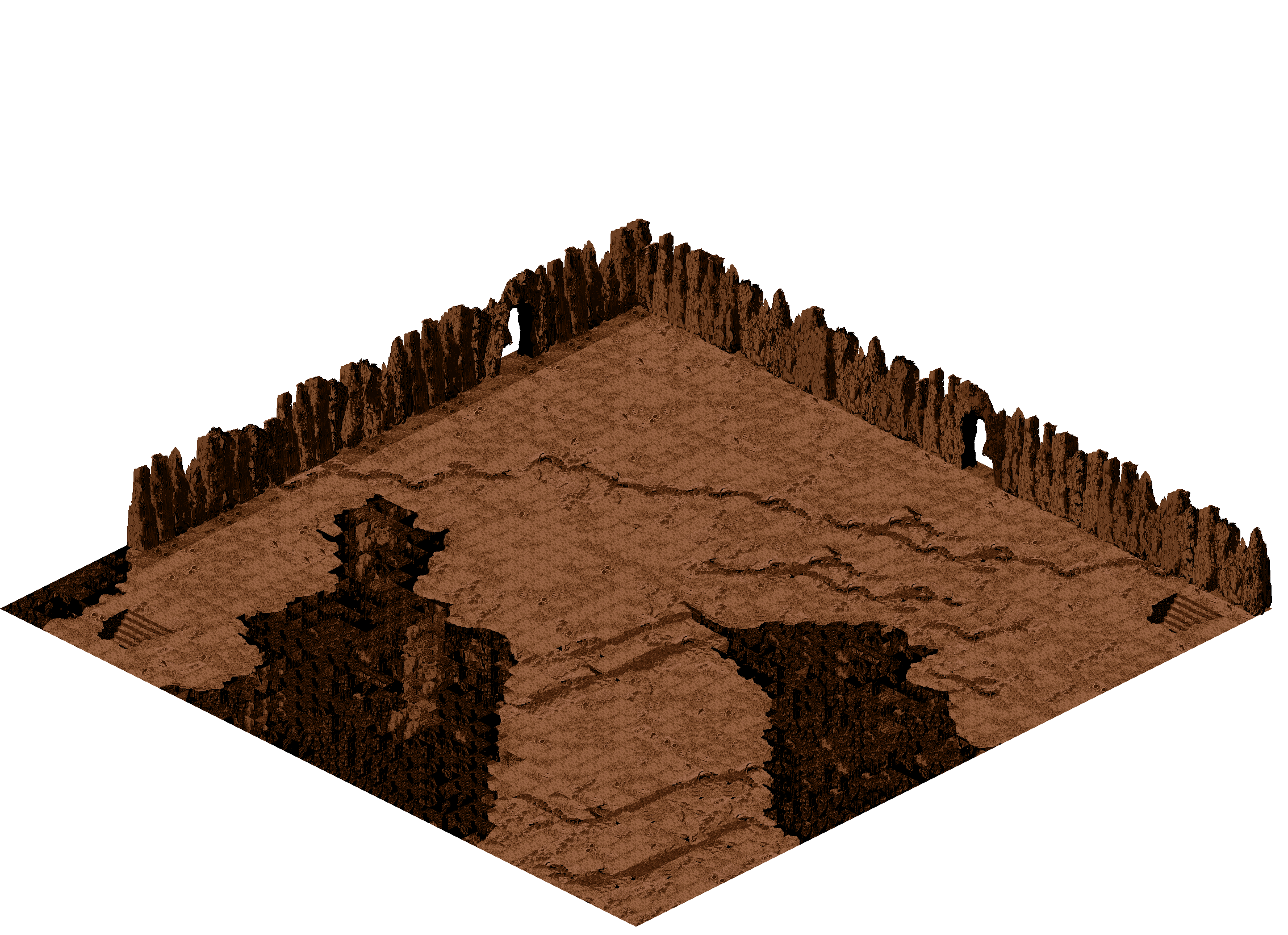 Abel Dungeon 6-2 rendered terrain map