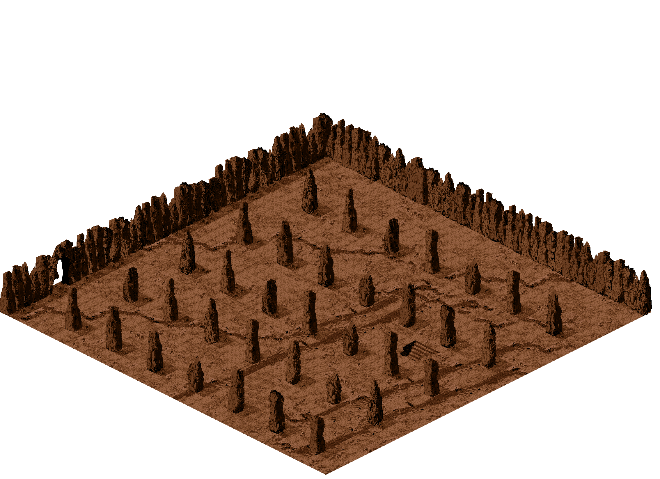 Map 278 rendered terrain map