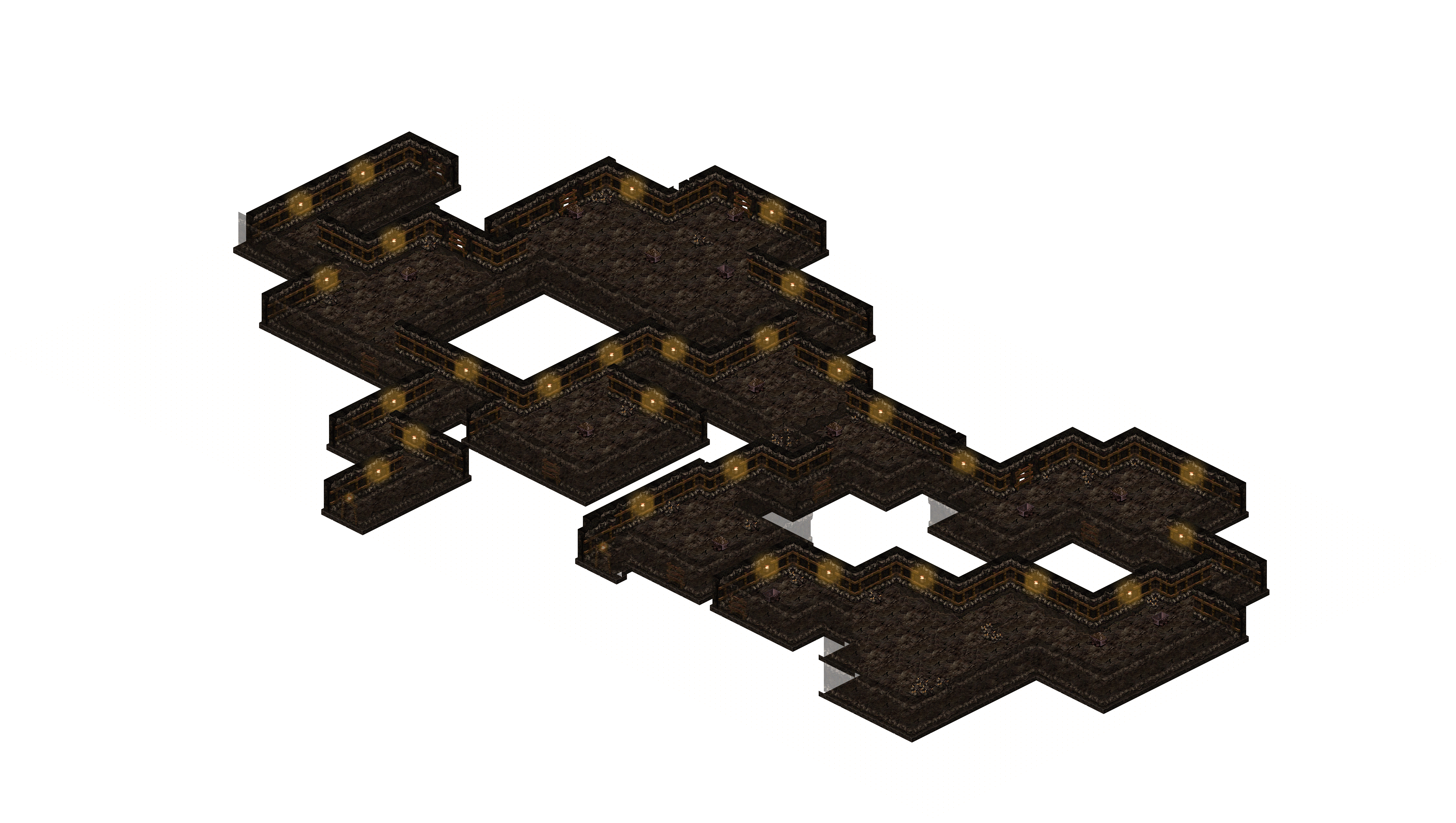 Veltain Mine 2 rendered terrain map