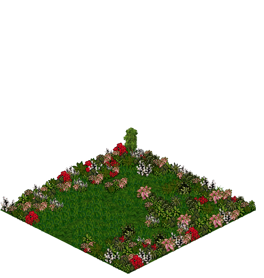 Lover's Glade rendered terrain map