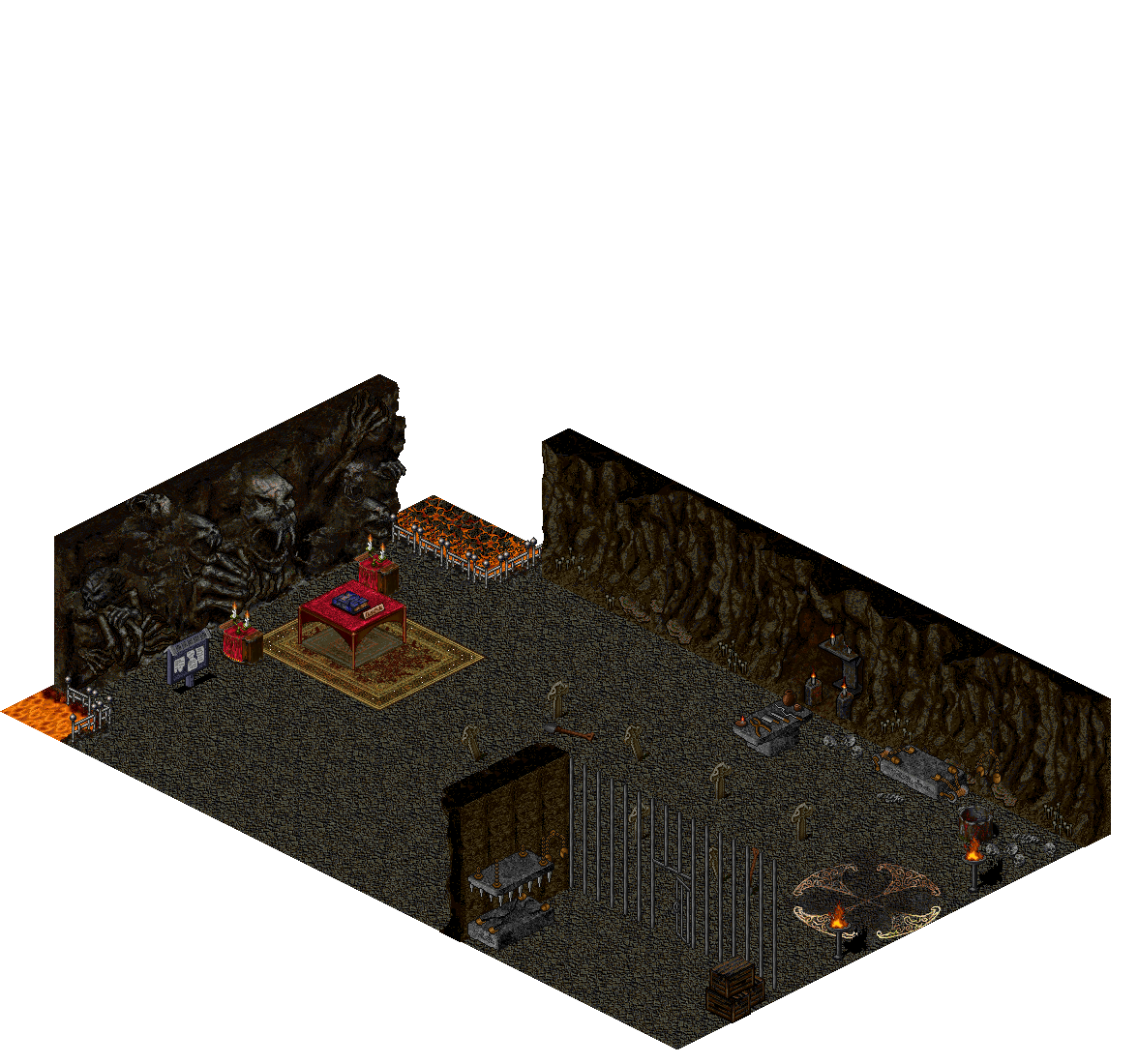 Shrine of Sgrios - Dubha rendered terrain map