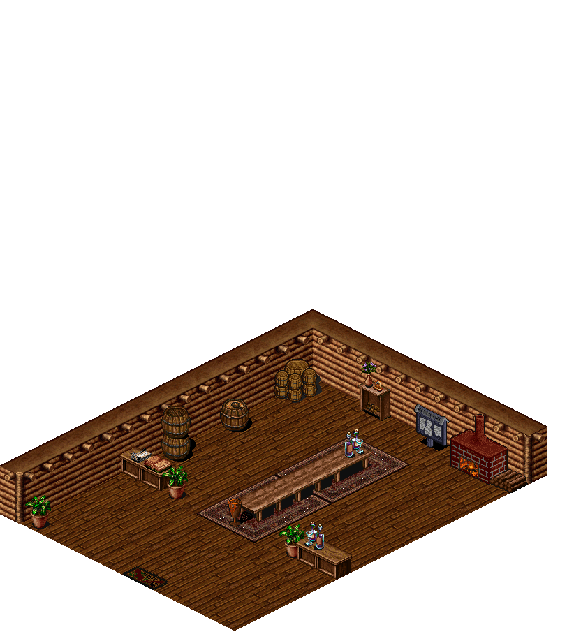 Mileth Hall rendered terrain map