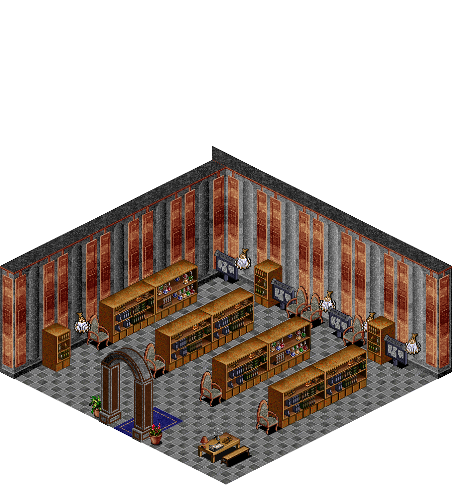 Loures Library rendered terrain map