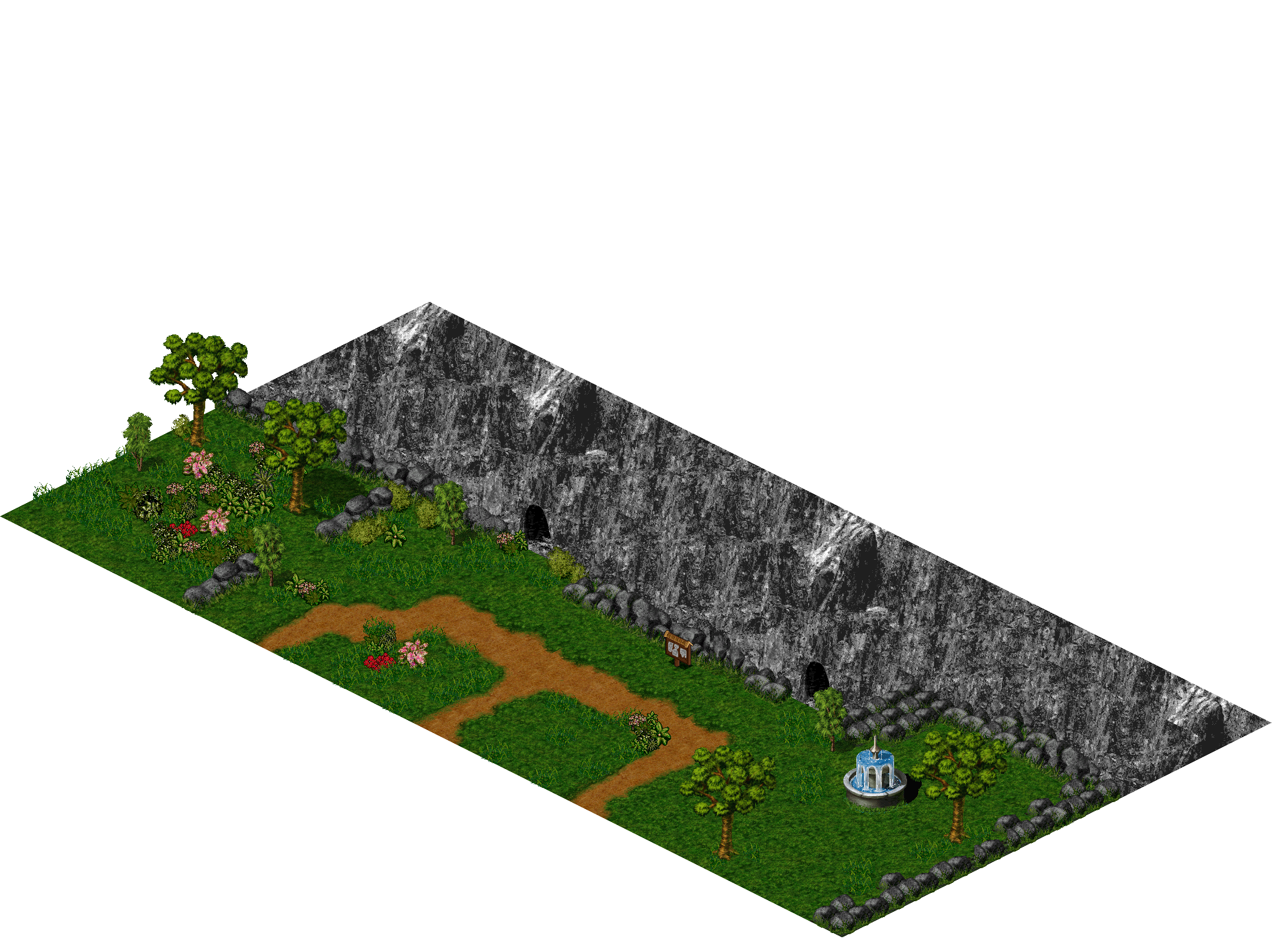Pravat South Entrance rendered terrain map
