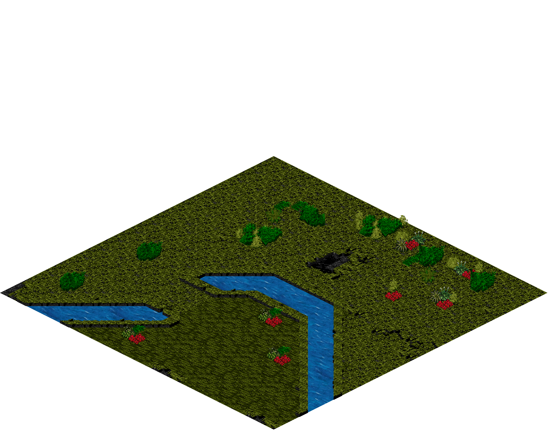 Rishi Mukul Gathering rendered terrain map