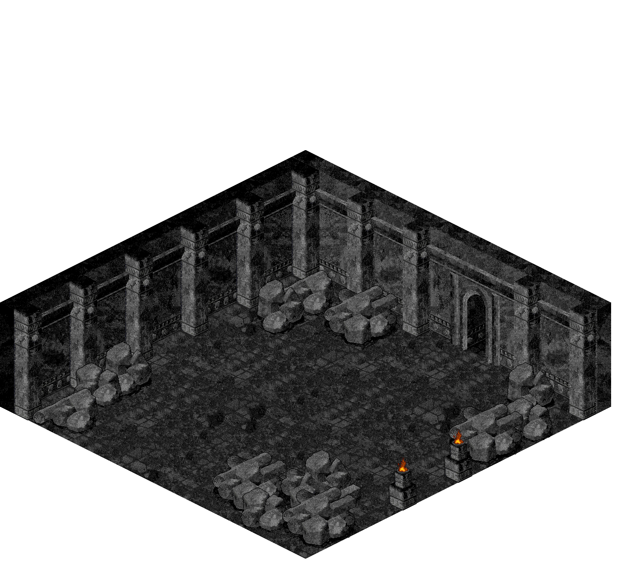 Map 309 rendered terrain map