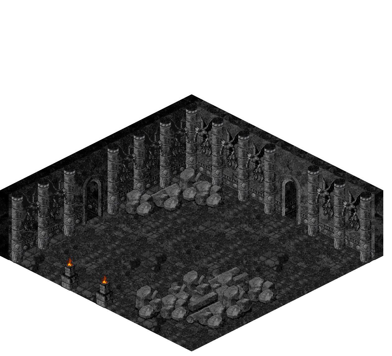 Map 312 rendered terrain map